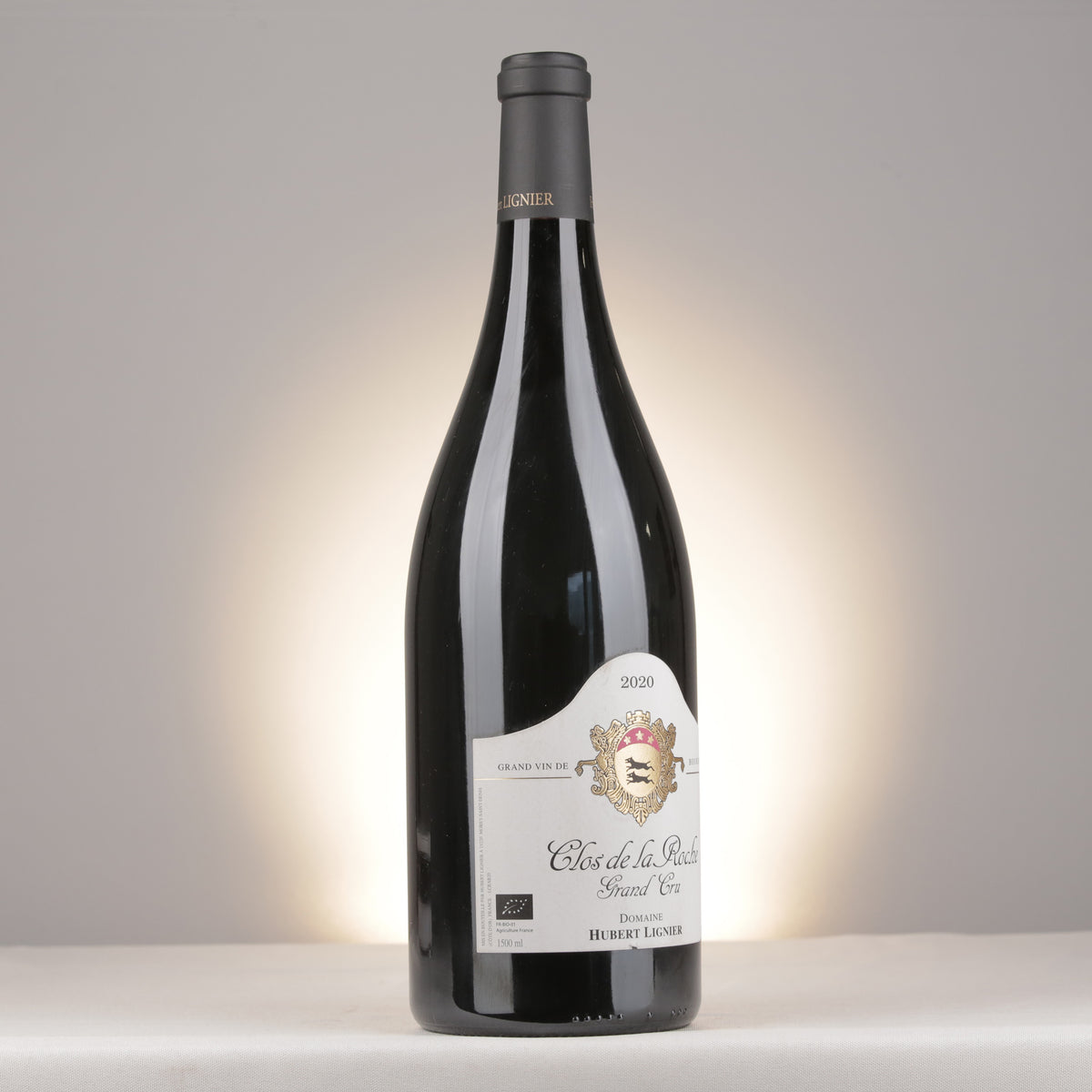 Hubert Lignier Clos de la Roche Grand Cru 2020 Magnum turned right