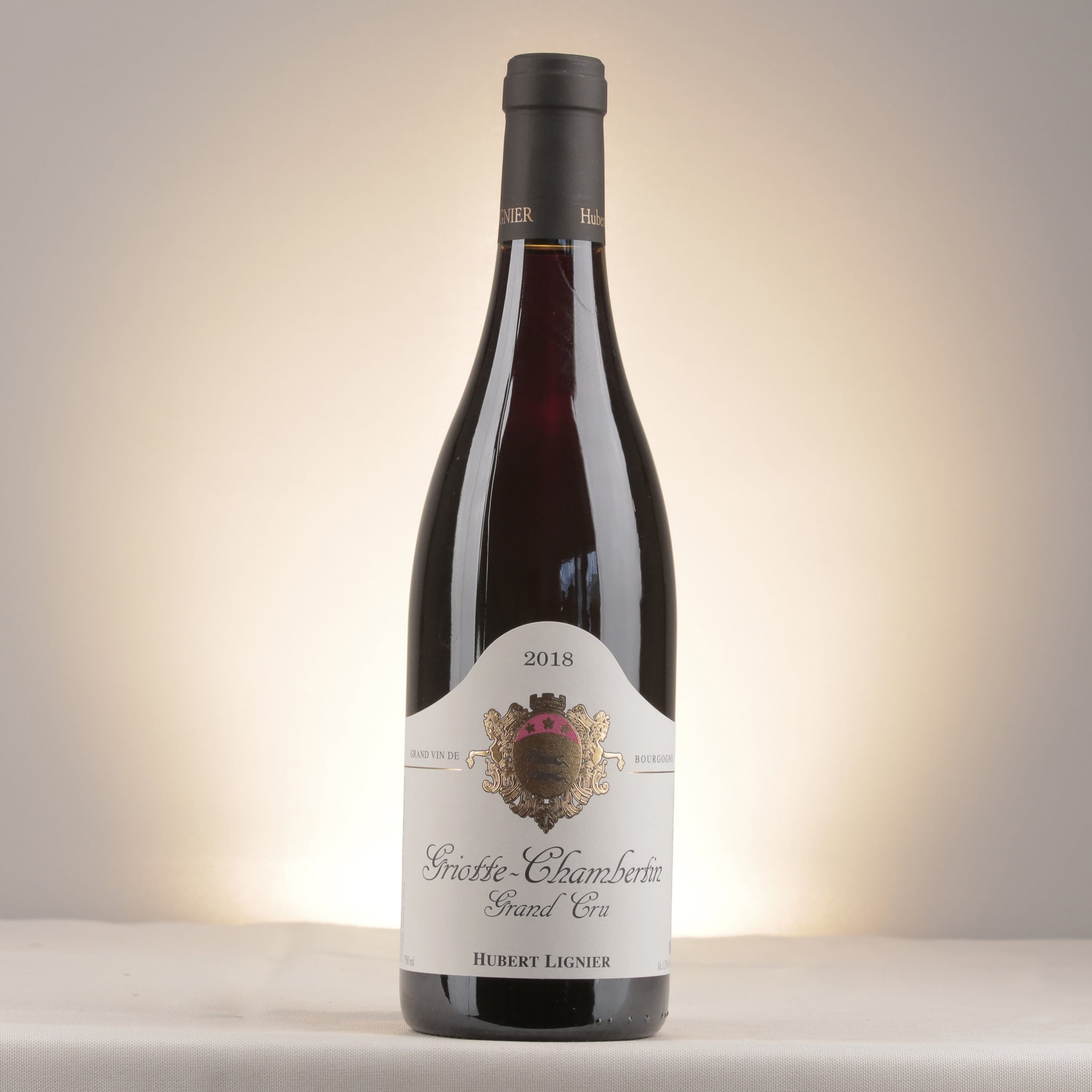 Hubert Lignier Griotte-Chambertin Grand Cru 2018 Bottle front