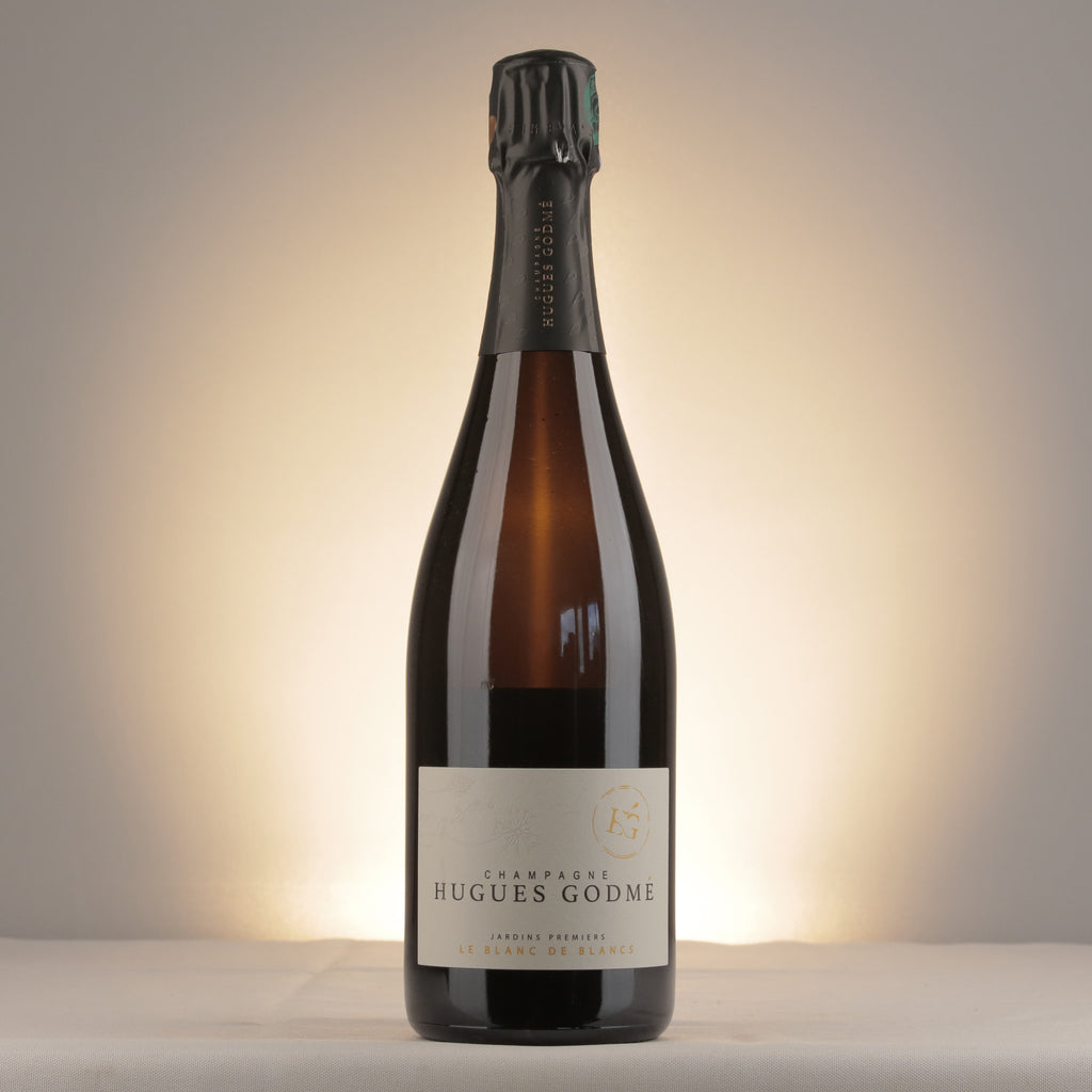 Champagne Hugues Godmé 1er Cru Blanc de Blancs NV Bottle front