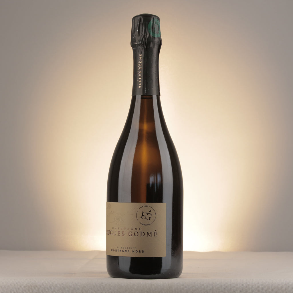 Champagne Hugues Godmé Grand Cru Montagne Nord NV Bottle detail
