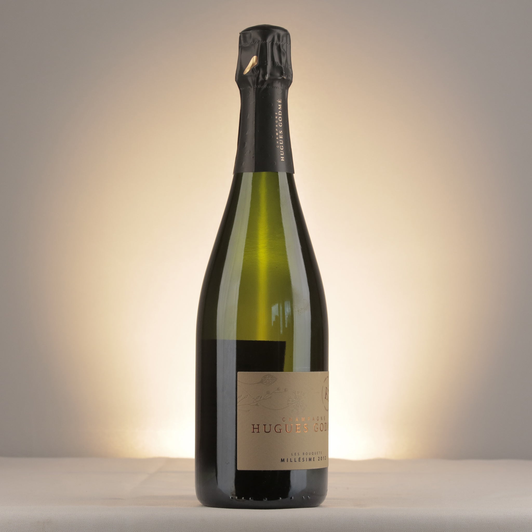 Champagne Hugues Godmé Les Bouquets 2012 Bottle label