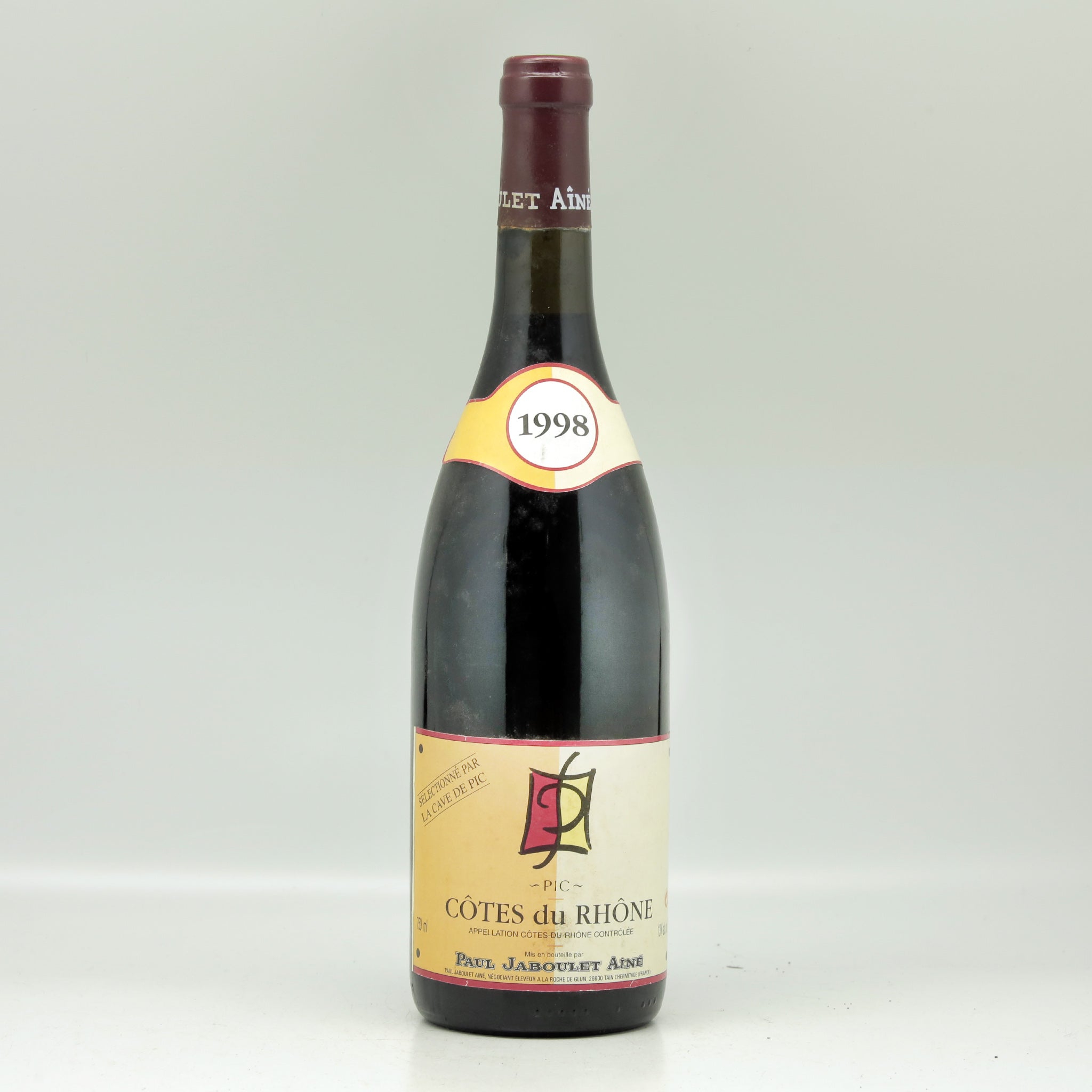 Domaine Paul Jaboulet Aîné Côtes du Rhône 1998 Red wine Bottle