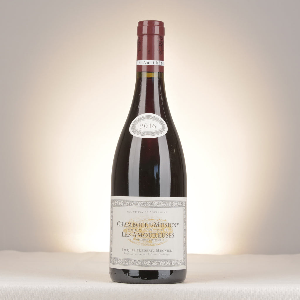 Jacques-Frederic Mugnier Chambolle-Musigny 1er Cru Les Amoureuses 2016 Bottle front