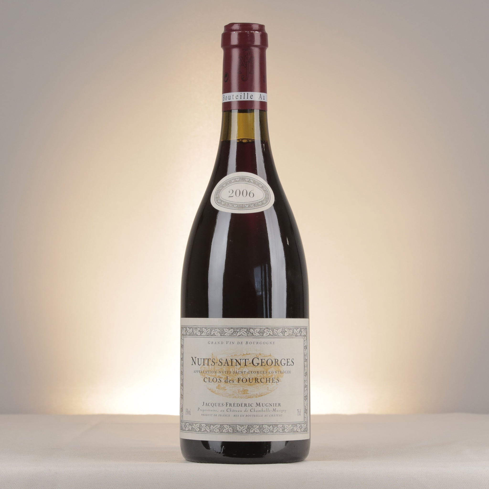 Jacques-Frederic Mugnier Nuits-Saint-Georges 1er Cru Clos Fourches 2006 Bottle front