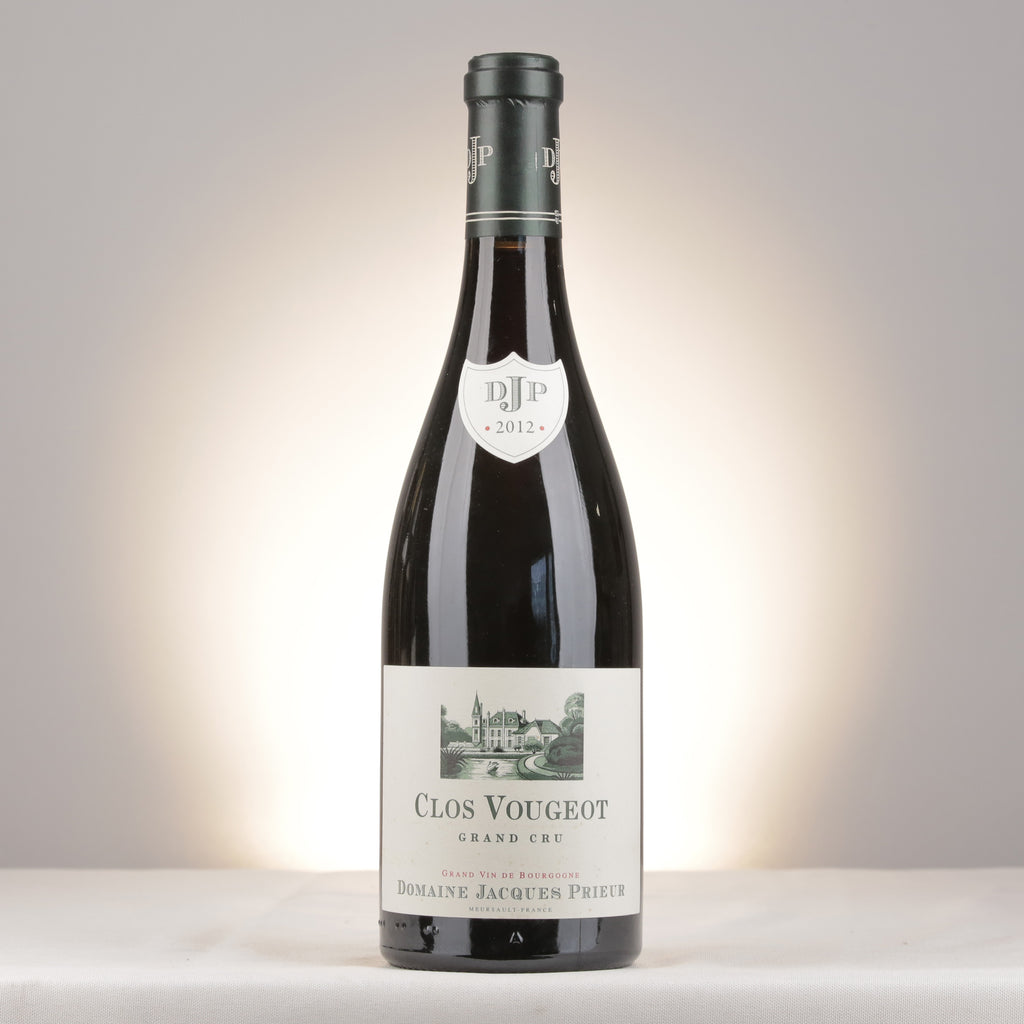 Jacques Prieur Clos de Vougeot Grand Cru 2012 Bottle front