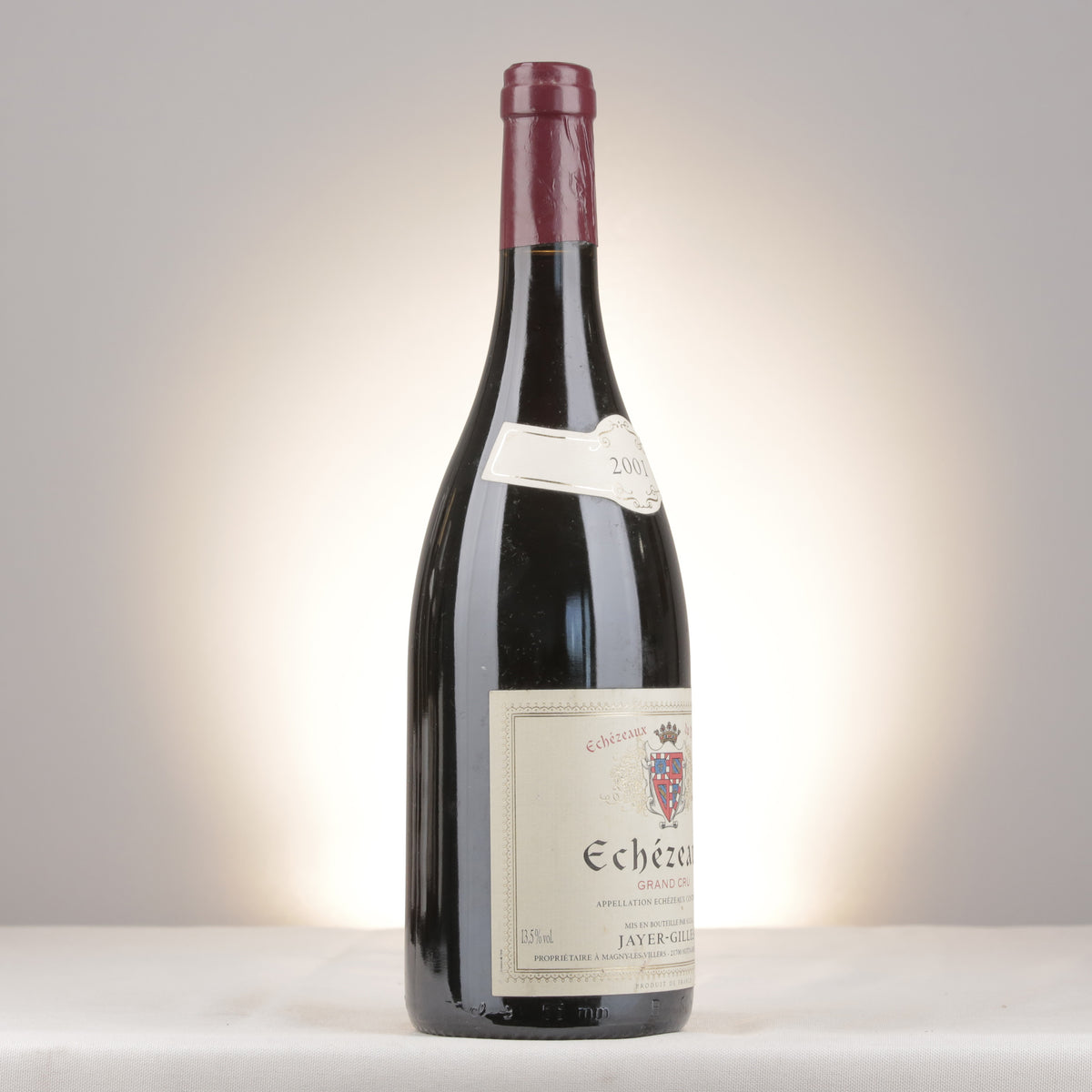 Jayer-Gilles Échezeaux Grand Cru 2001 Bottle turned right
