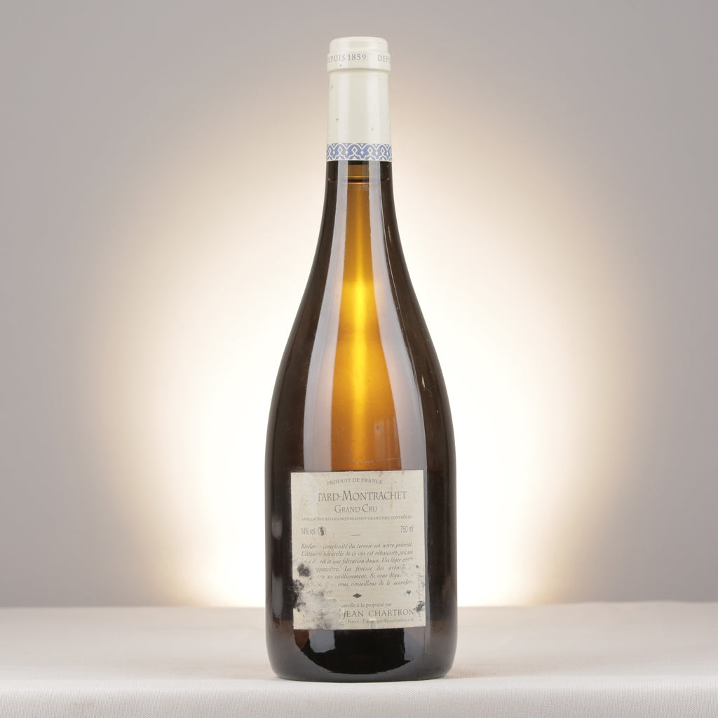 Domaine Jean Chartron Bâtard-Montrachet Grand Cru 2008 Bottle back