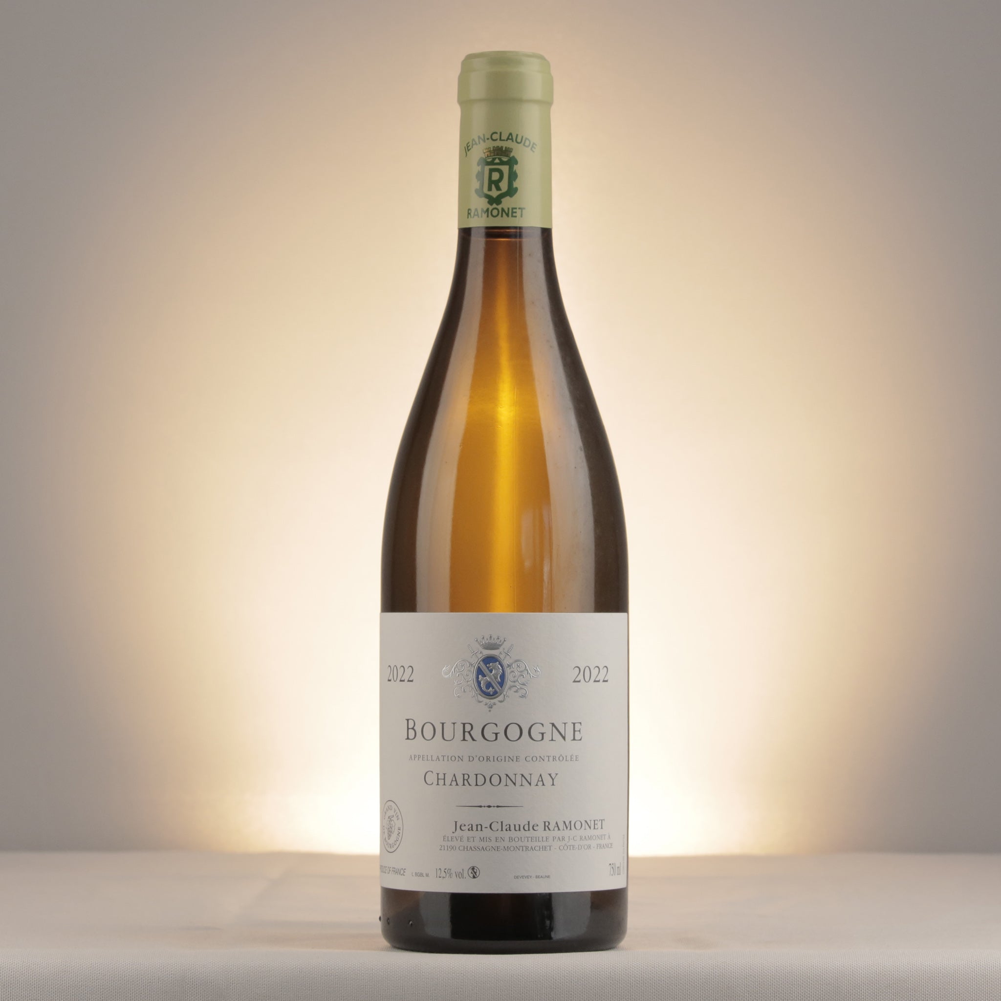 Jean-Claude Ramonet Bourgogne Chardonnay 2022 Bottle front