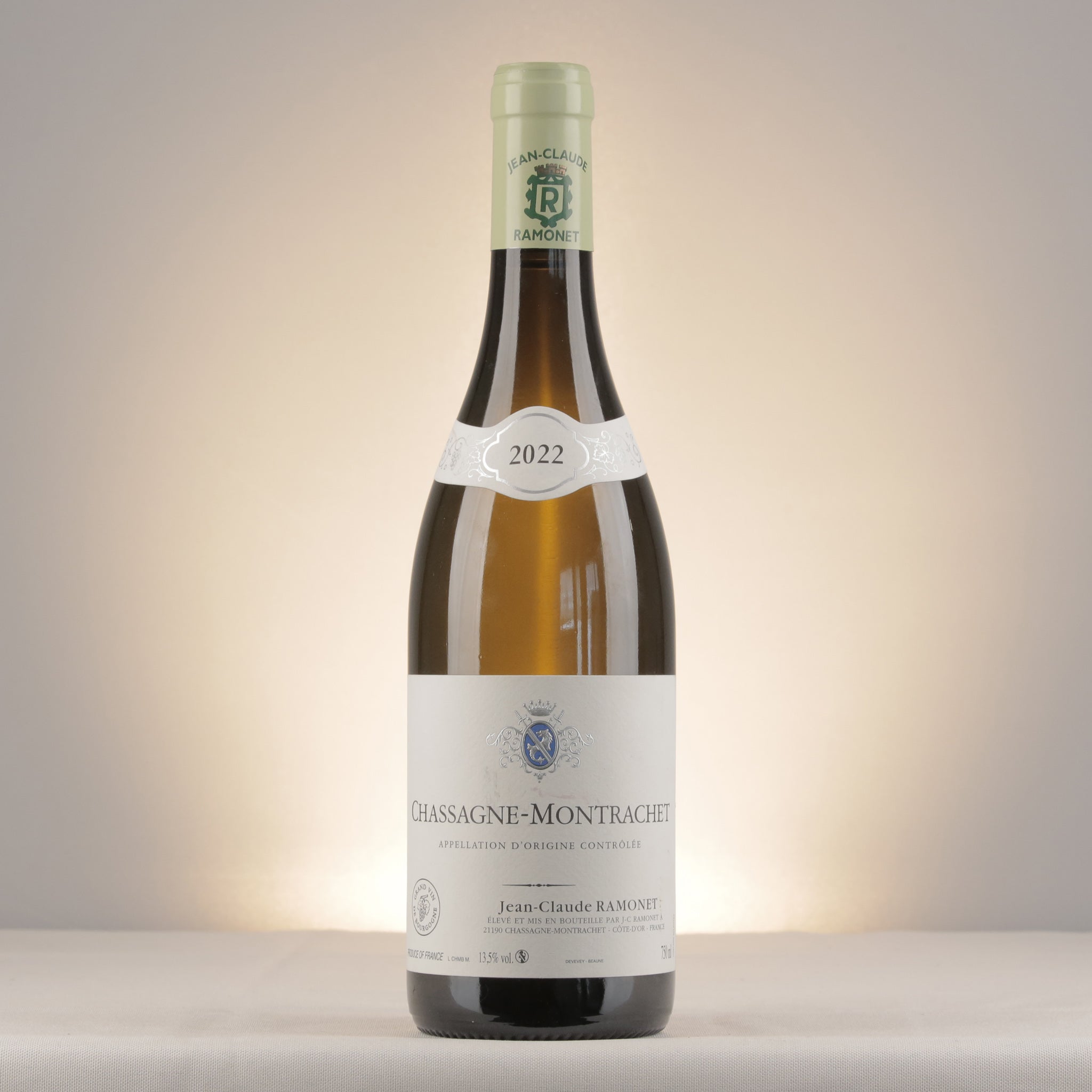 Jean-Claude Ramonet Chassagne-Montrachet Blanc 2022 Bottle front