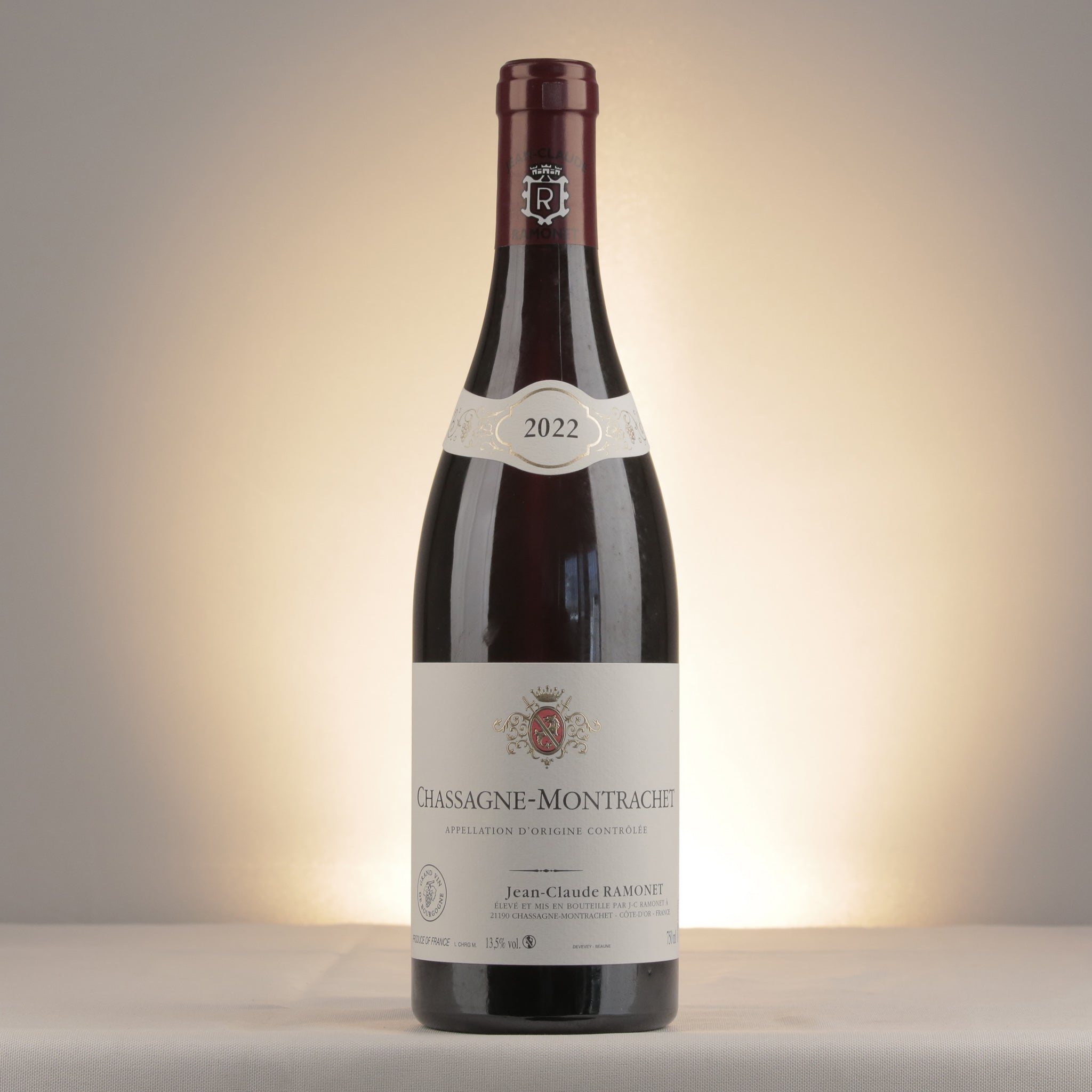 Jean-Claude Ramonet Chassagne-Montrachet Rouge 2022 Bottle front