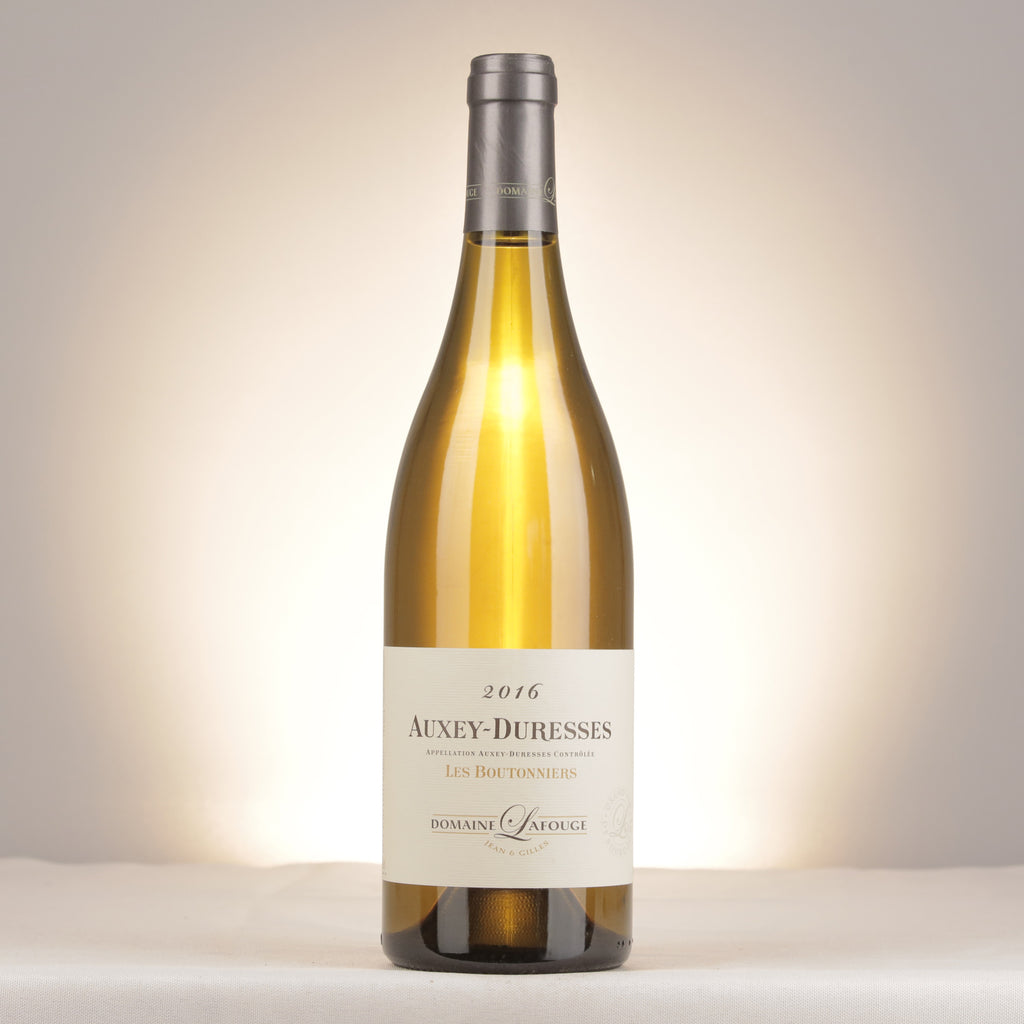 Domaine Jean & Gilles Lafouge Auxey-Duresses Les Boutonniers 2016 Bottle front