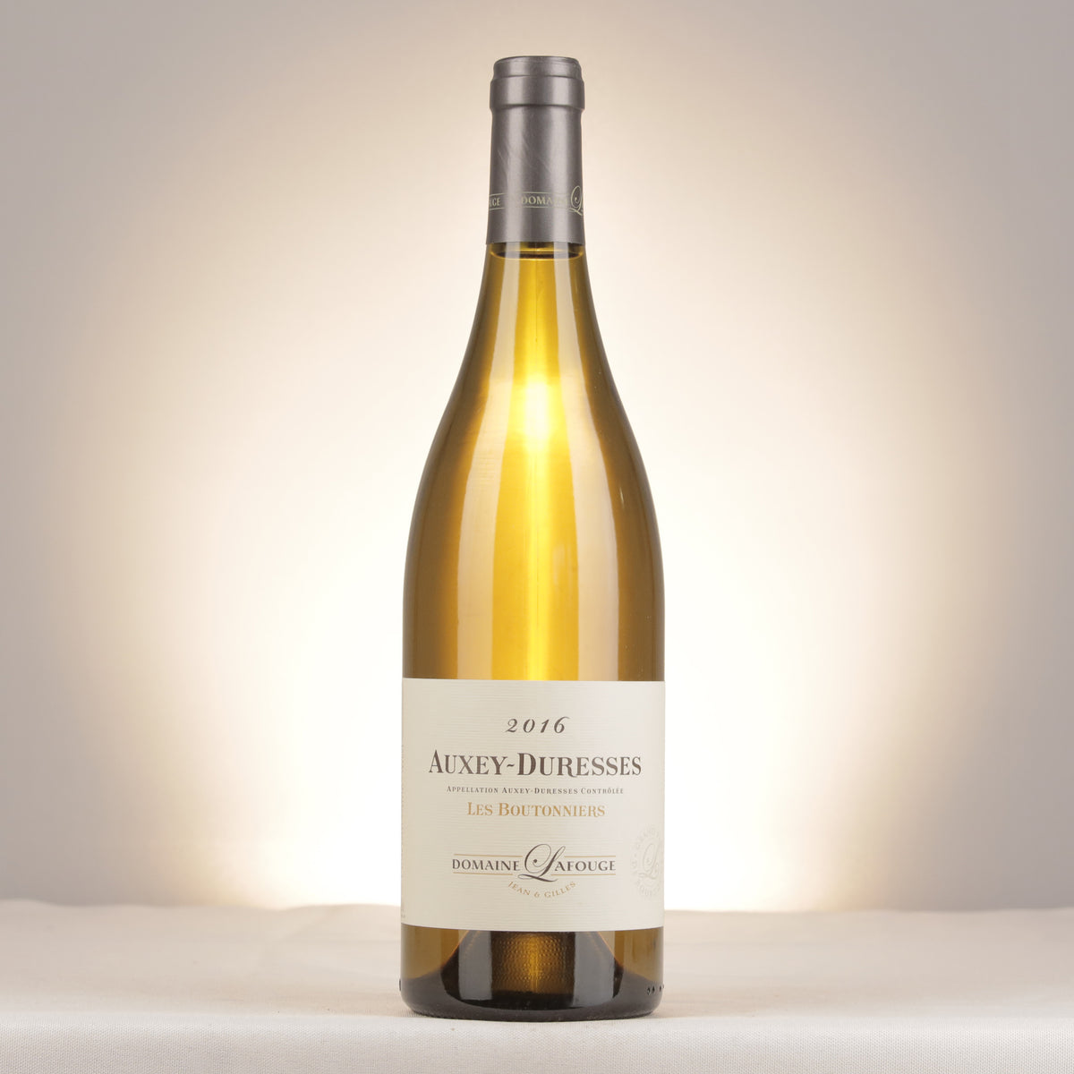 Domaine Jean & Gilles Lafouge Auxey-Duresses Les Boutonniers 2016 Bottle front