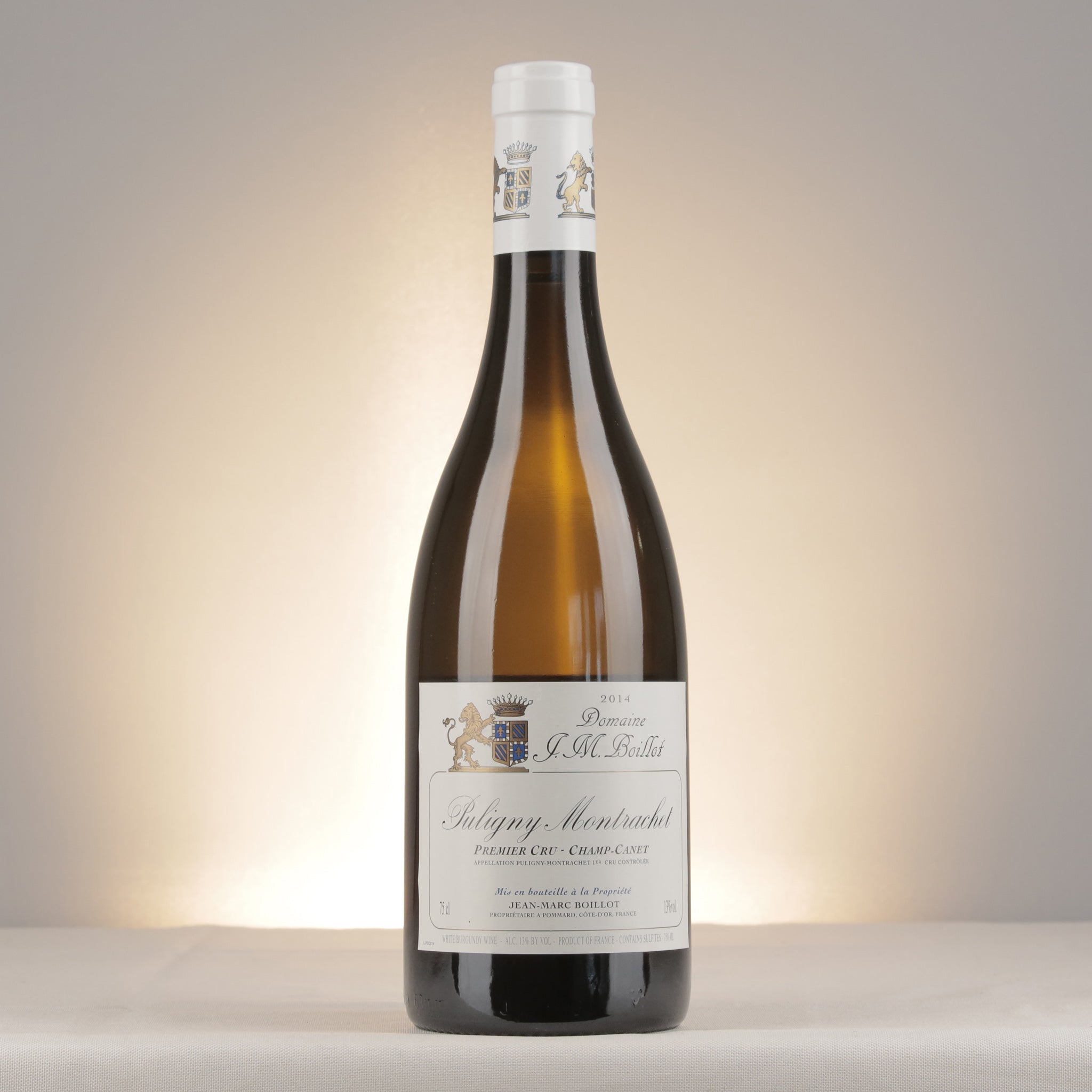 Jean-Marc Boillot Puligny-Montrachet 1er Cru Champ Canet 2014 Bottle front