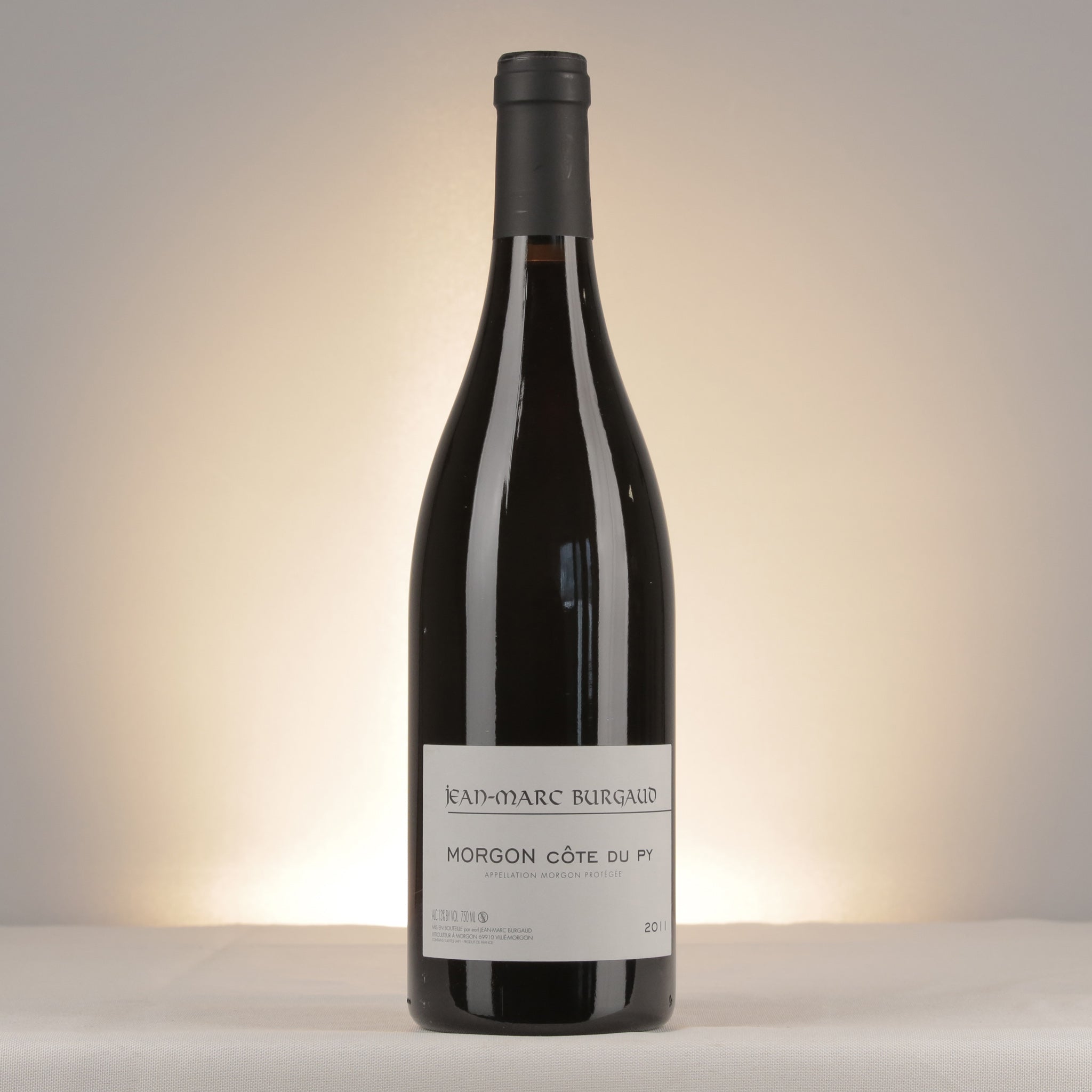 Jean-Marc Burgaud Morgon Côte du Py 2011 Bottle front