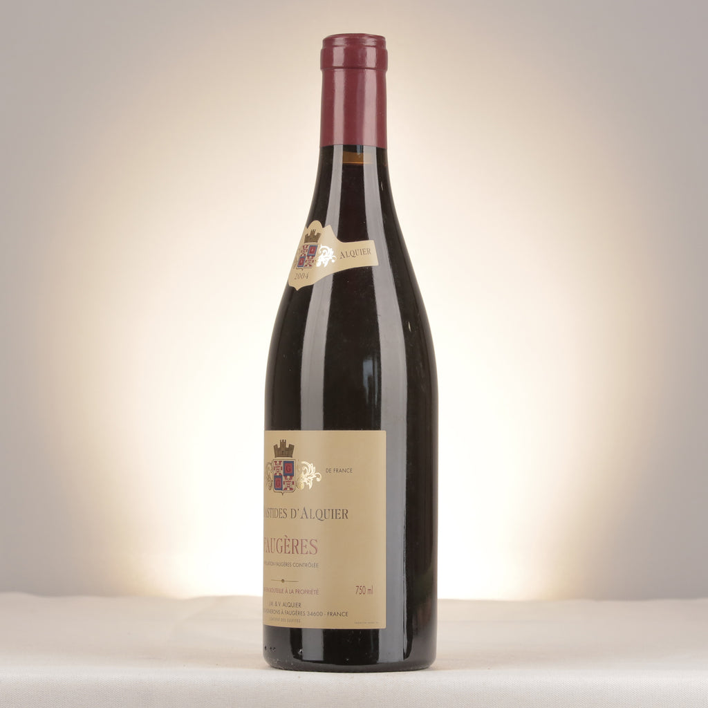 Jean-Michel Alquier Les Bastides d'Alquier Faugères 2004 Bottle turned left