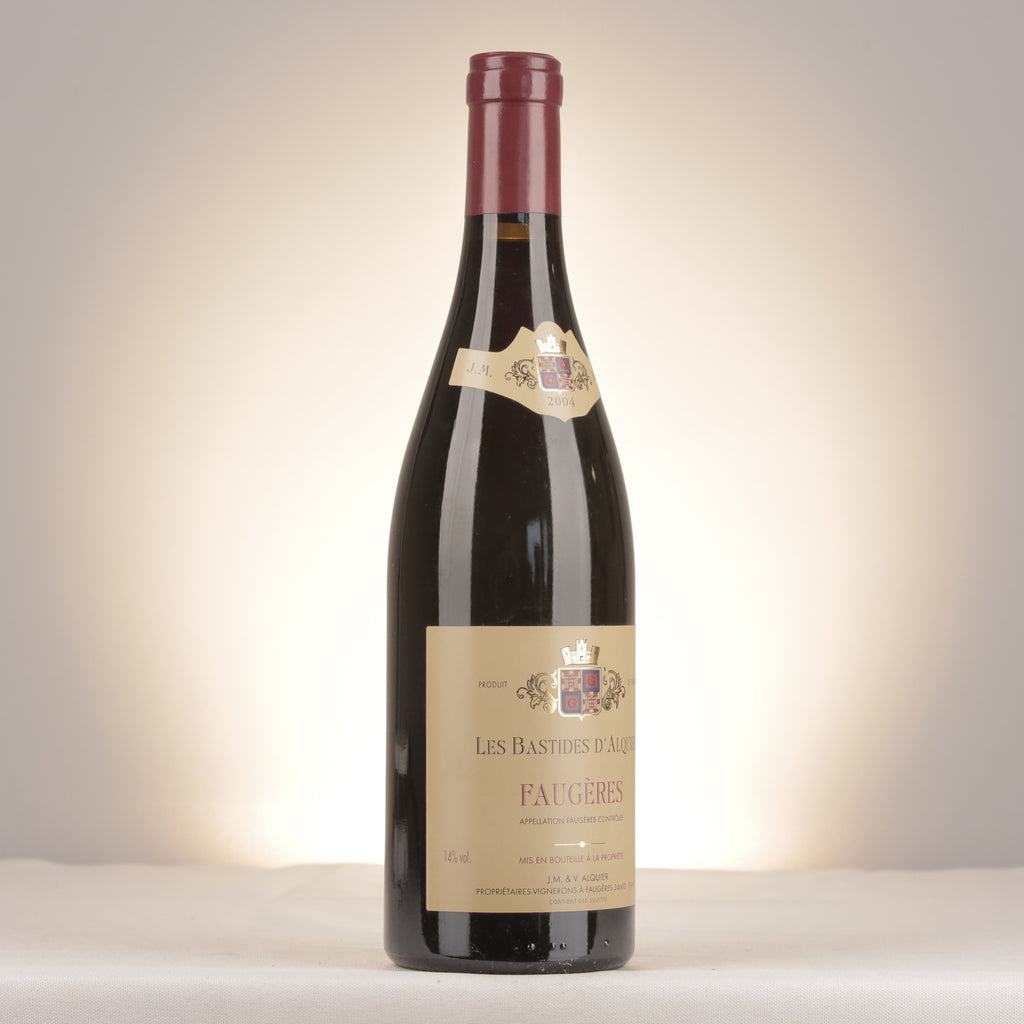 Jean-Michel Alquier Les Bastides d'Alquier Faugères 2004 Bottle turned right