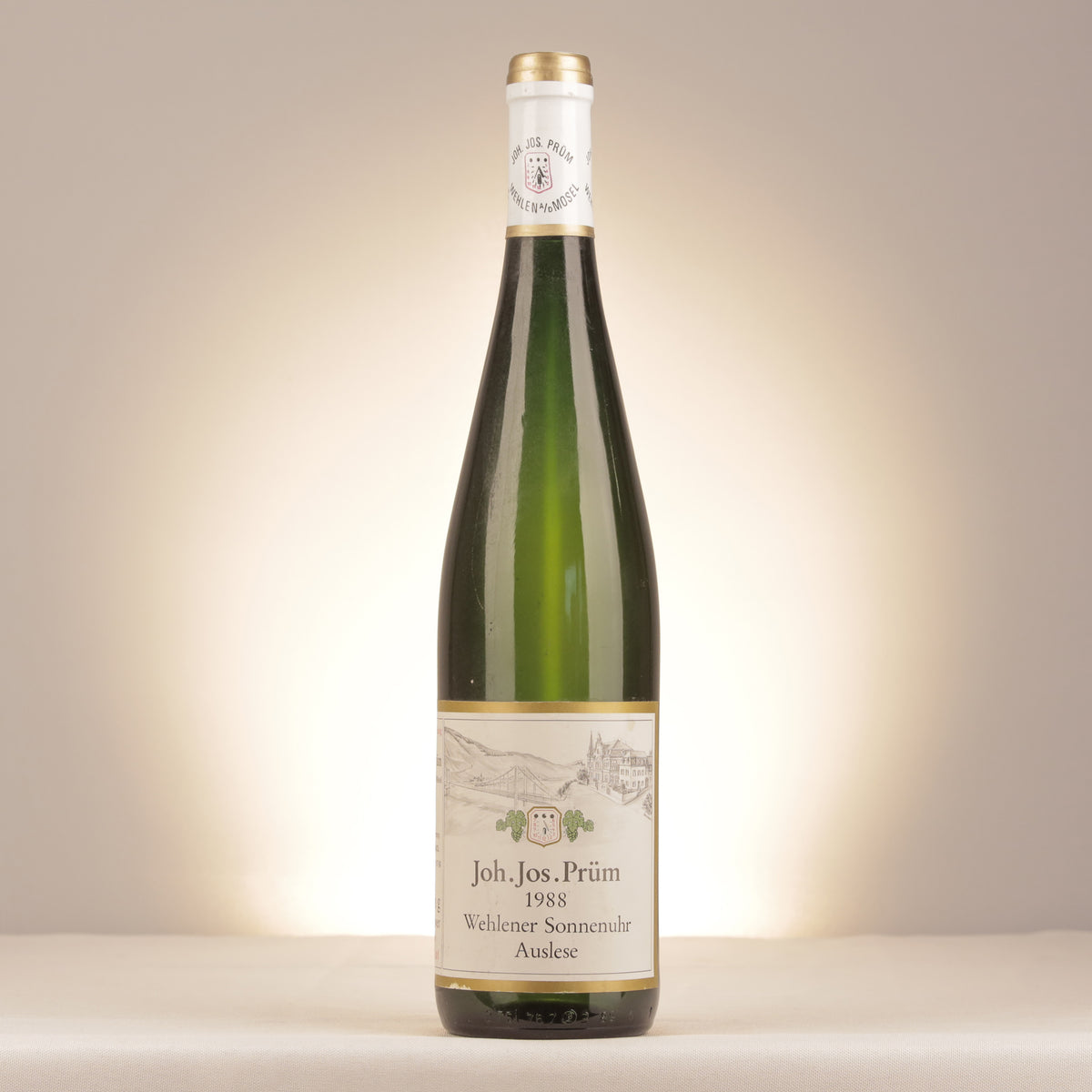 Joh. Jos. Prüm Wehlener Sonnenuhr Riesling Auslese Mosel 1988 Bottle front