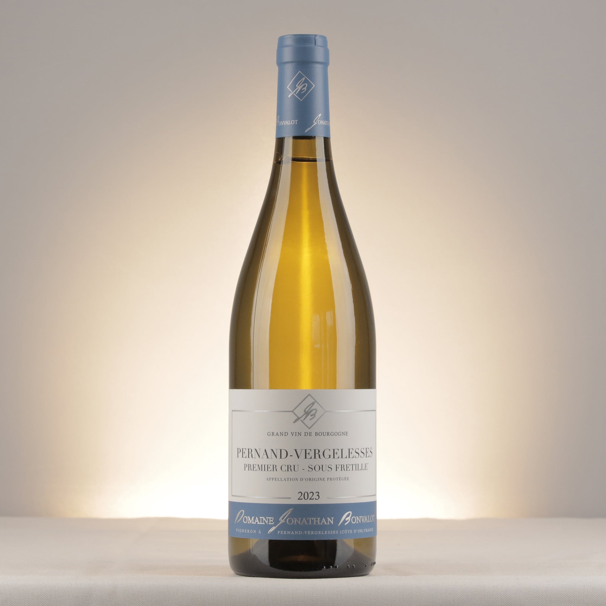Jonathan Bonvalot Pernand-Vergelesses Sous Frétille 2023 Bottle front