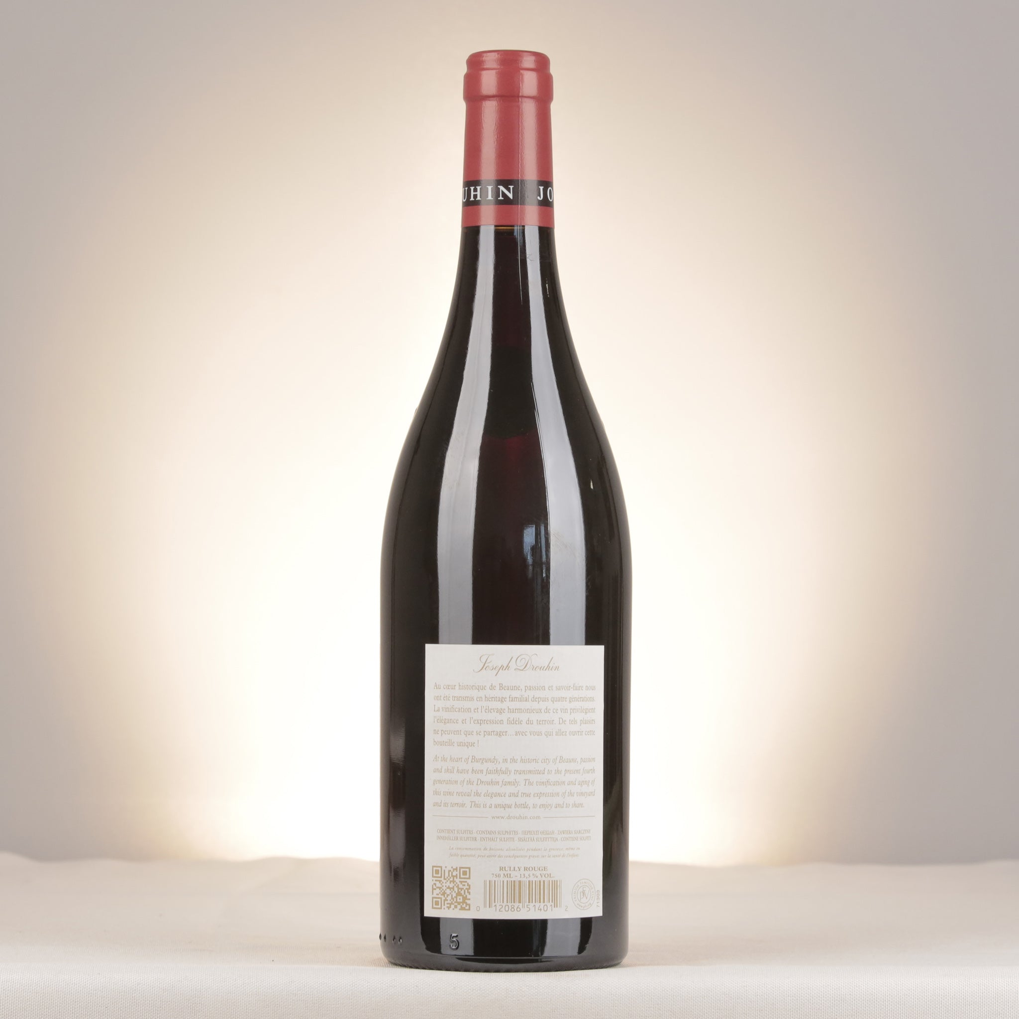 Joseph Drouhin Rully Rouge 2019 Bottle back
