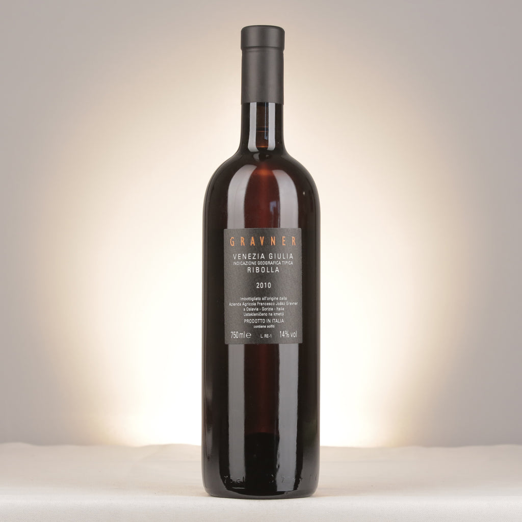 Gravner Ribolla Gialla 2010 Bottle back