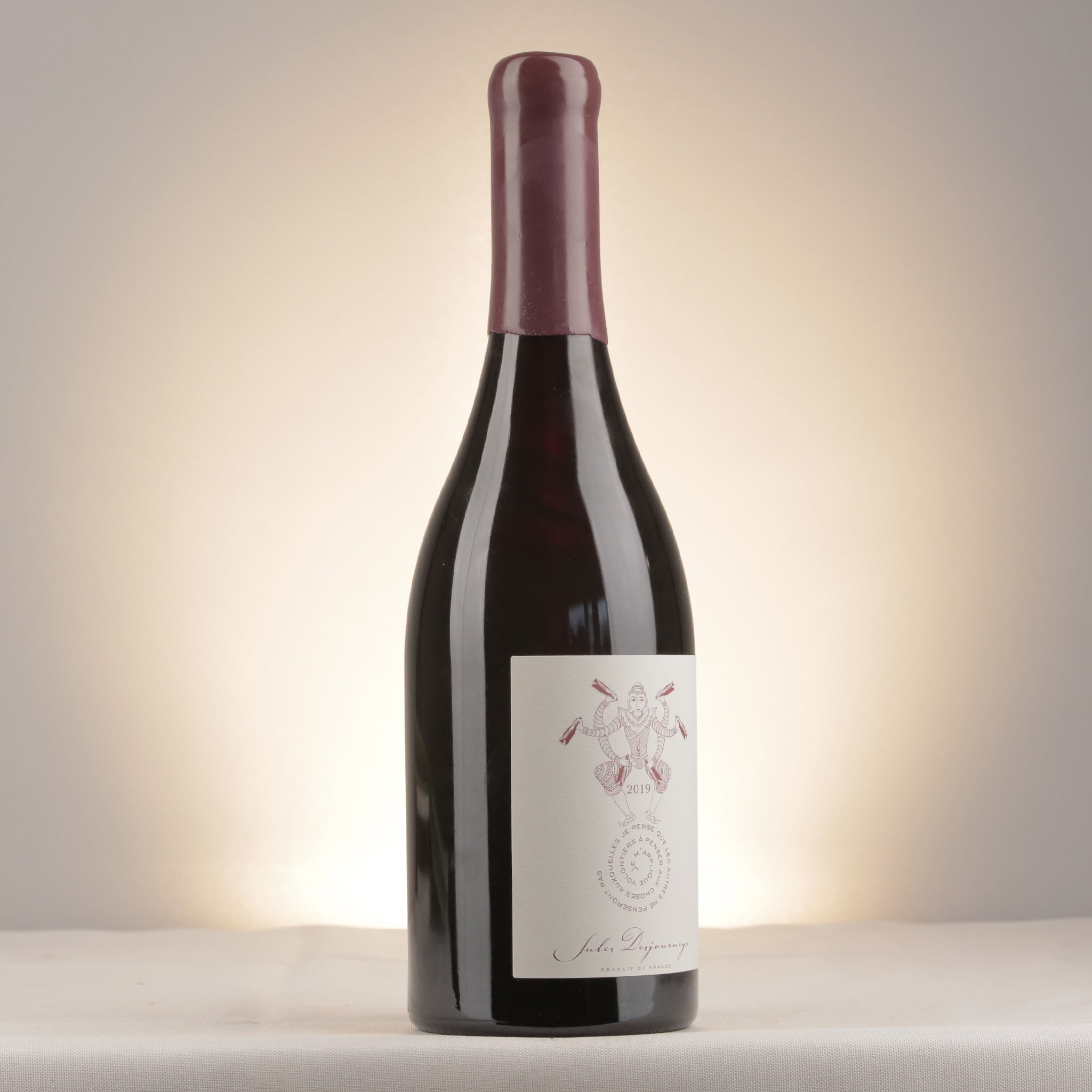 Jules Desjourneys Beaujolais 2019 Bottle label