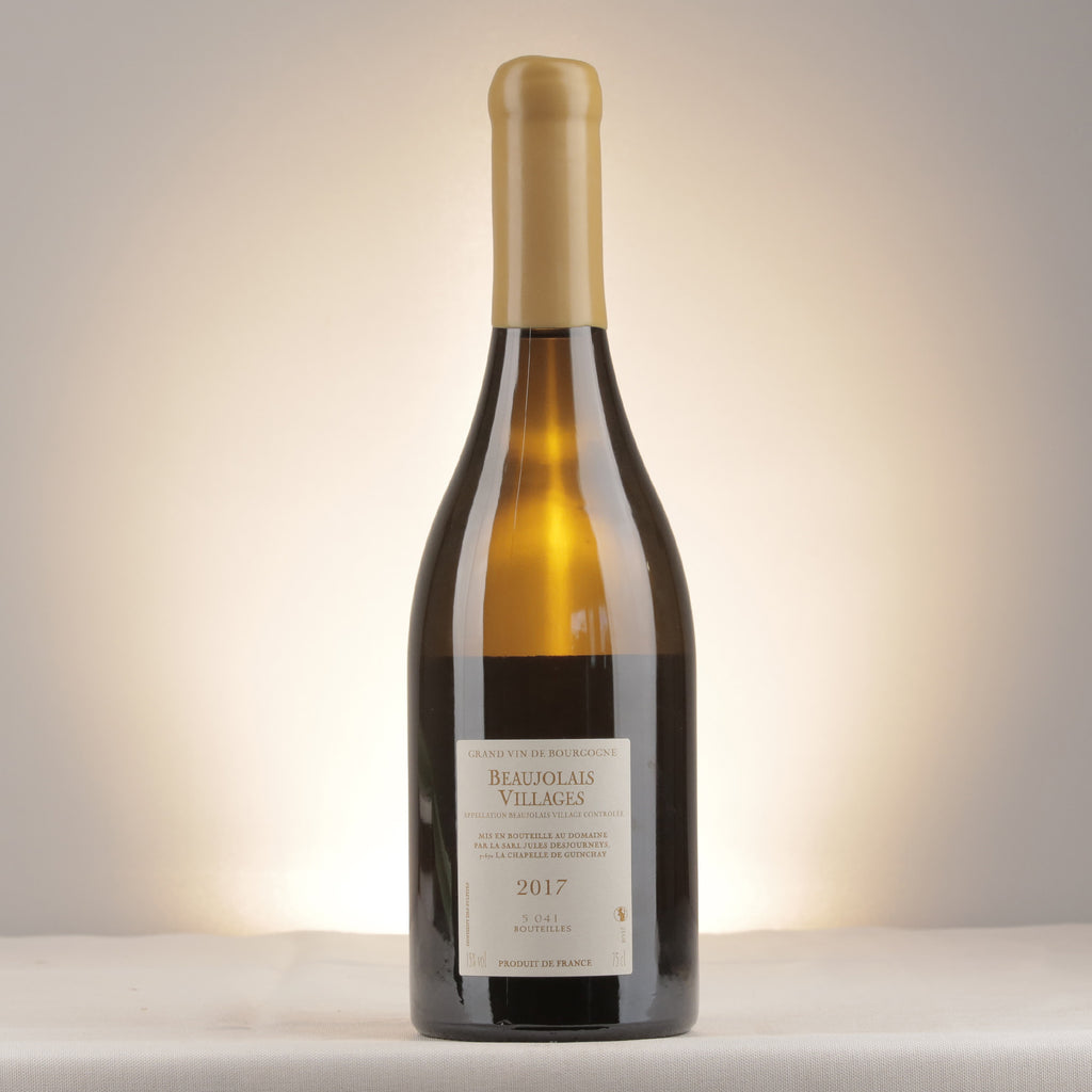 Jules Desjourneys Beaujolais-Villages Blanc 2017 Bottle back
