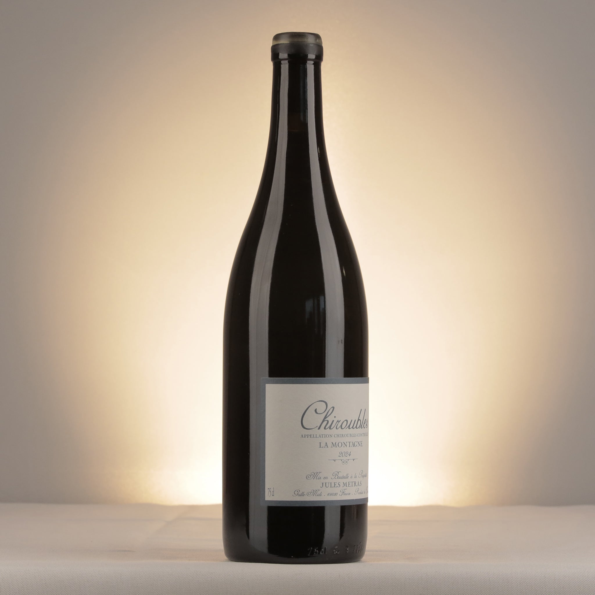Jules Métras Chiroubles La Montagne 2024 Bottle label