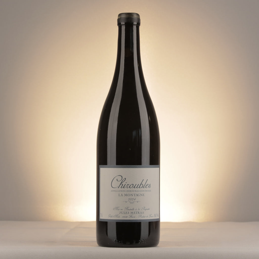 Jules Métras Chiroubles La Montagne 2024 Bottle front