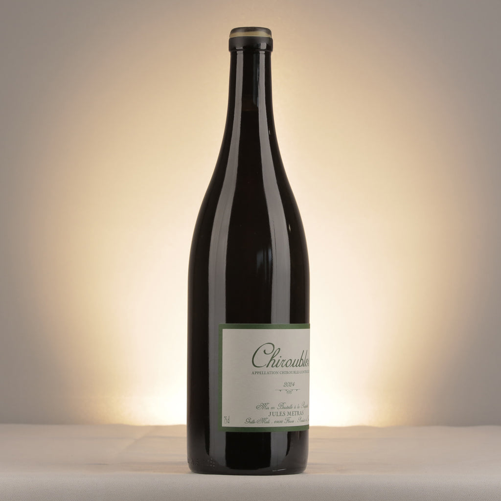 Jules Métras Chiroubles 2024 Bottle label