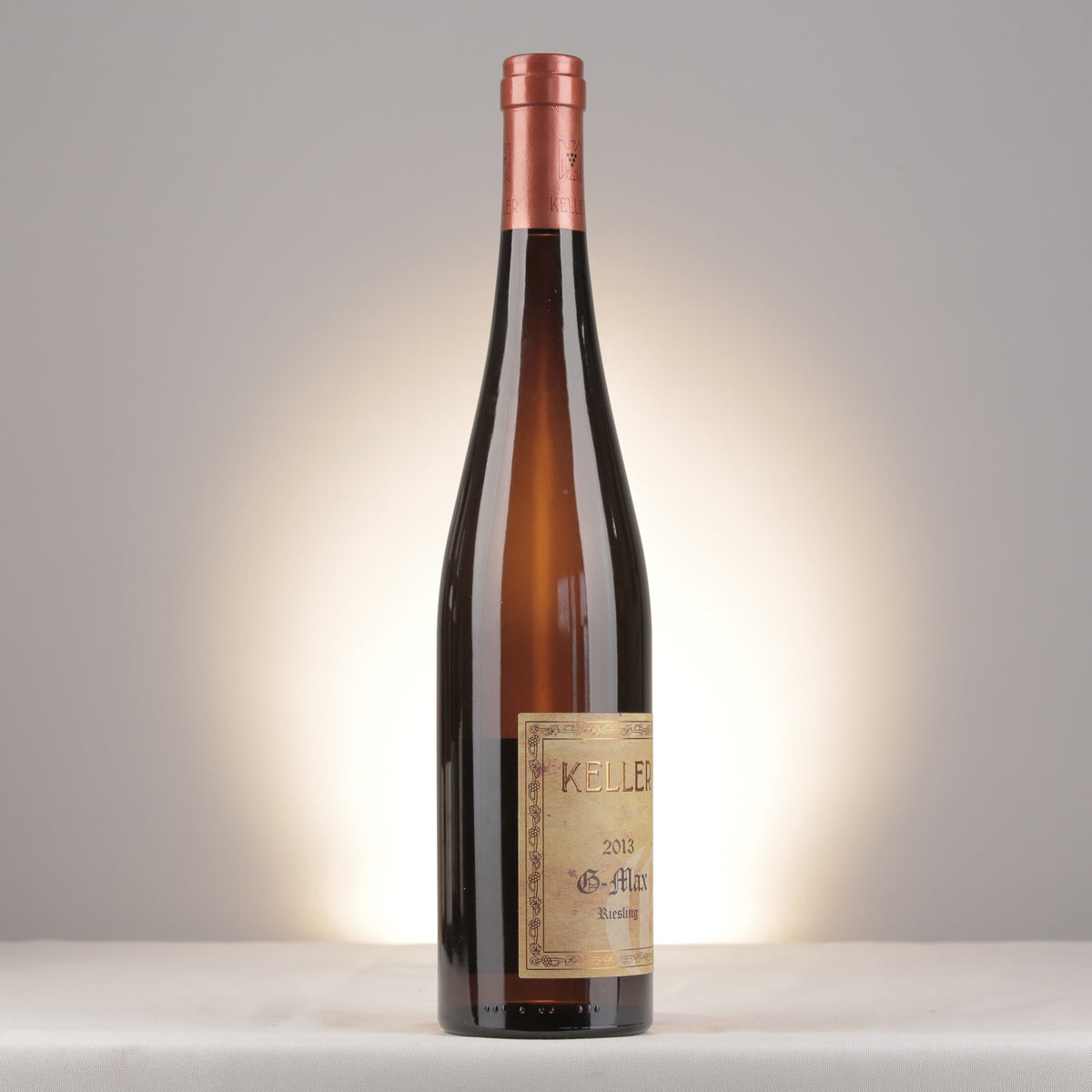 Weingut Keller G-Max Riesling Rheinhessen 2013 Bottle turned right
