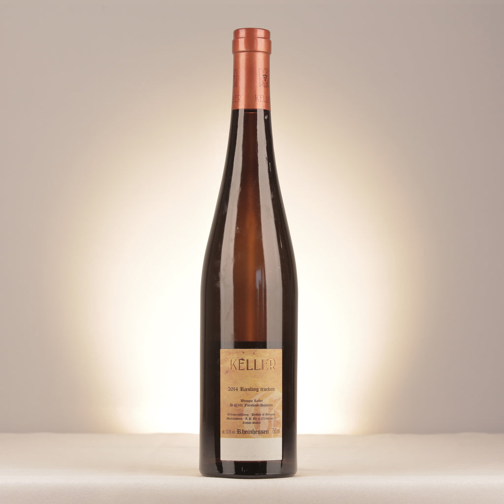 Weingut Keller G-Max Riesling Rheinhessen 2014 Bottle back