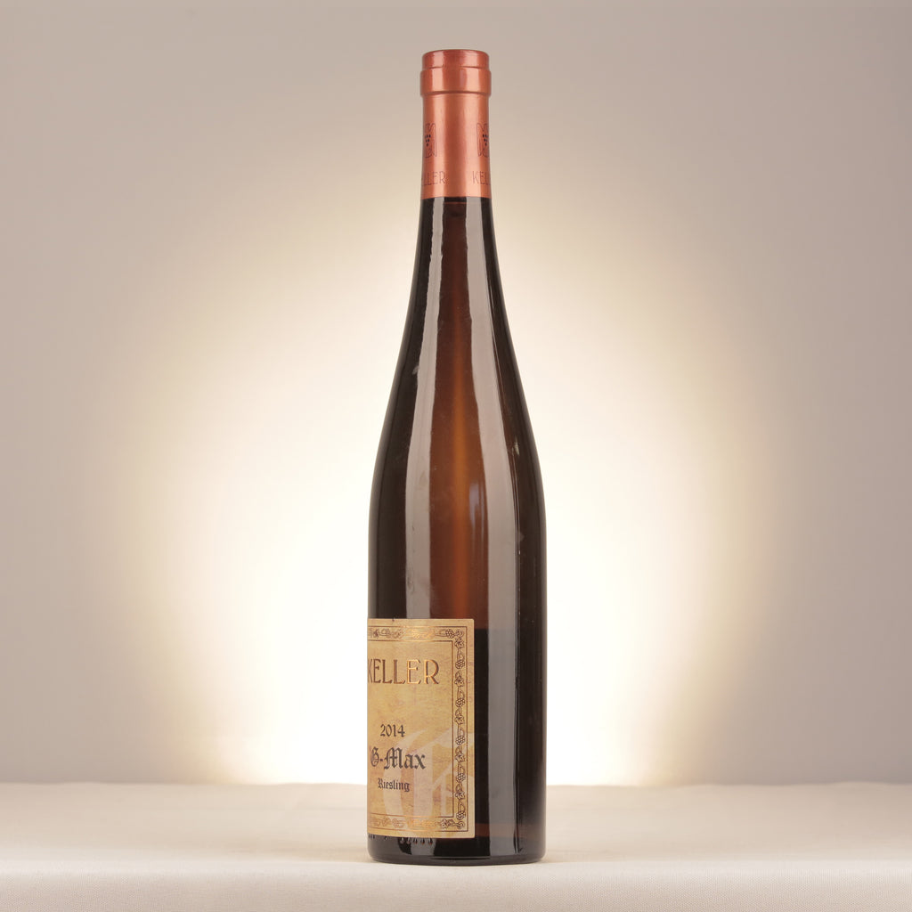 Weingut Keller G-Max Riesling Rheinhessen 2014 Bottle turned left