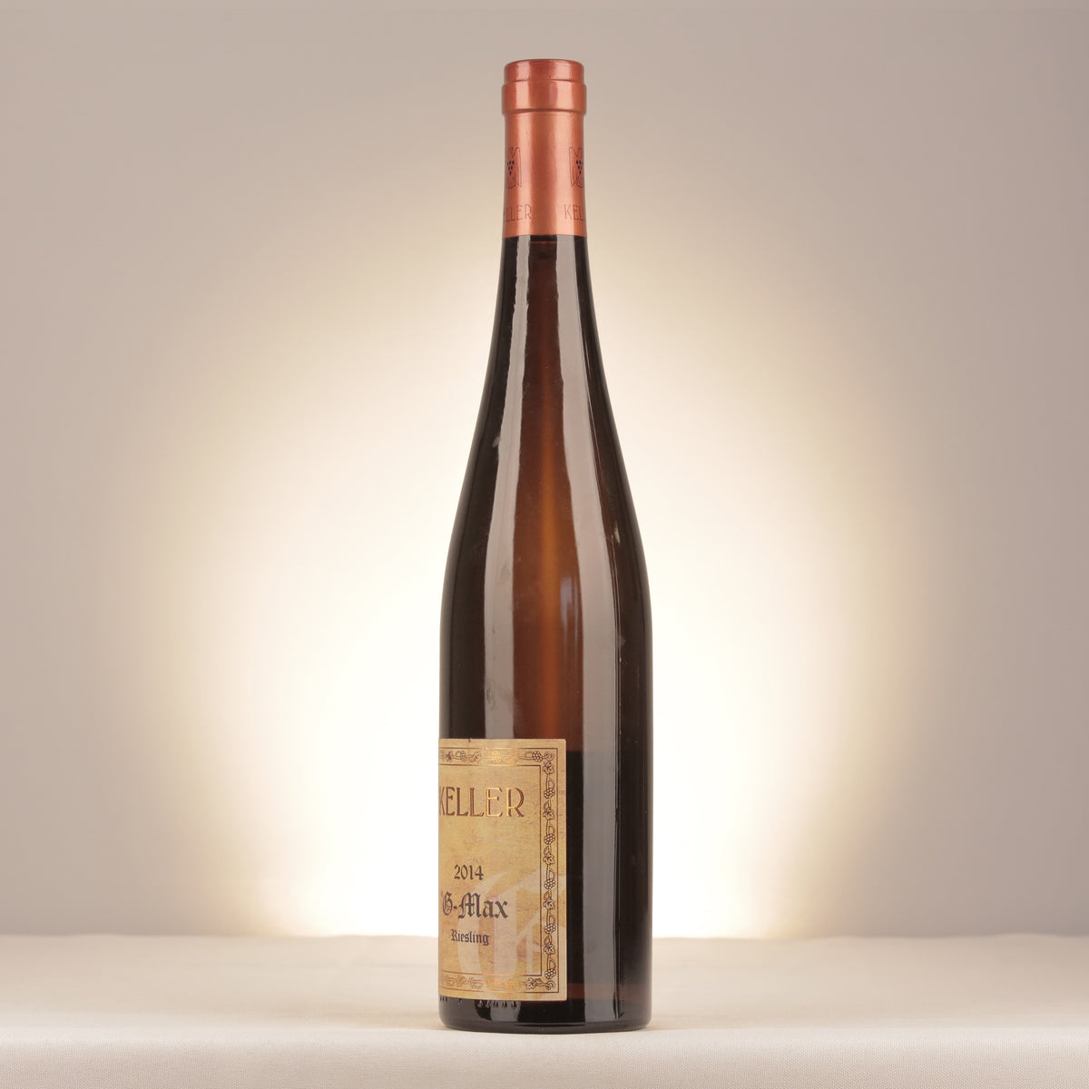 Weingut Keller G-Max Riesling Rheinhessen 2014 Bottle turned left