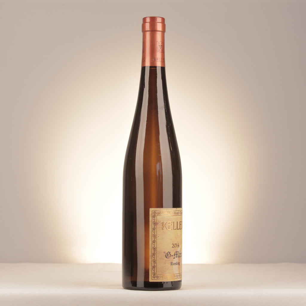 Weingut Keller G-Max Riesling Rheinhessen 2014 Bottle turned right