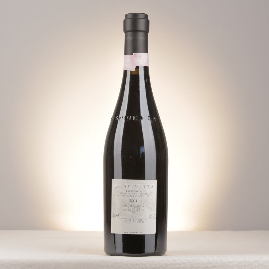 La Spinetta Barbaresco Starderi Vürsù 2004 Bottle back
