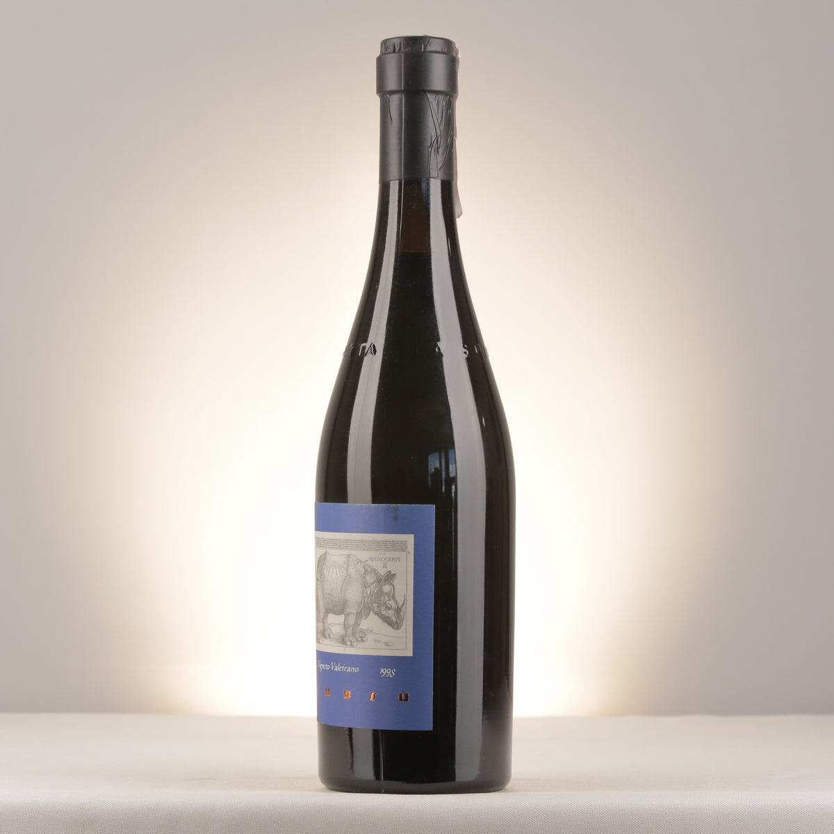 La Spinetta Barbaresco Valeirano Vürsù 1998 Bottle turned left