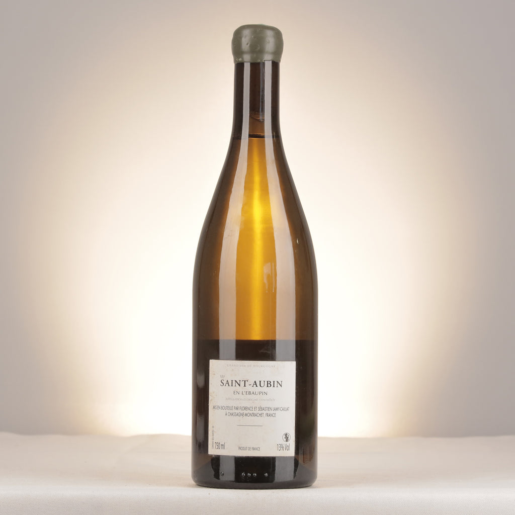 Domaine Lamy-Caillat Saint-Aubin En l'Ebaupin 2020 Bottle back