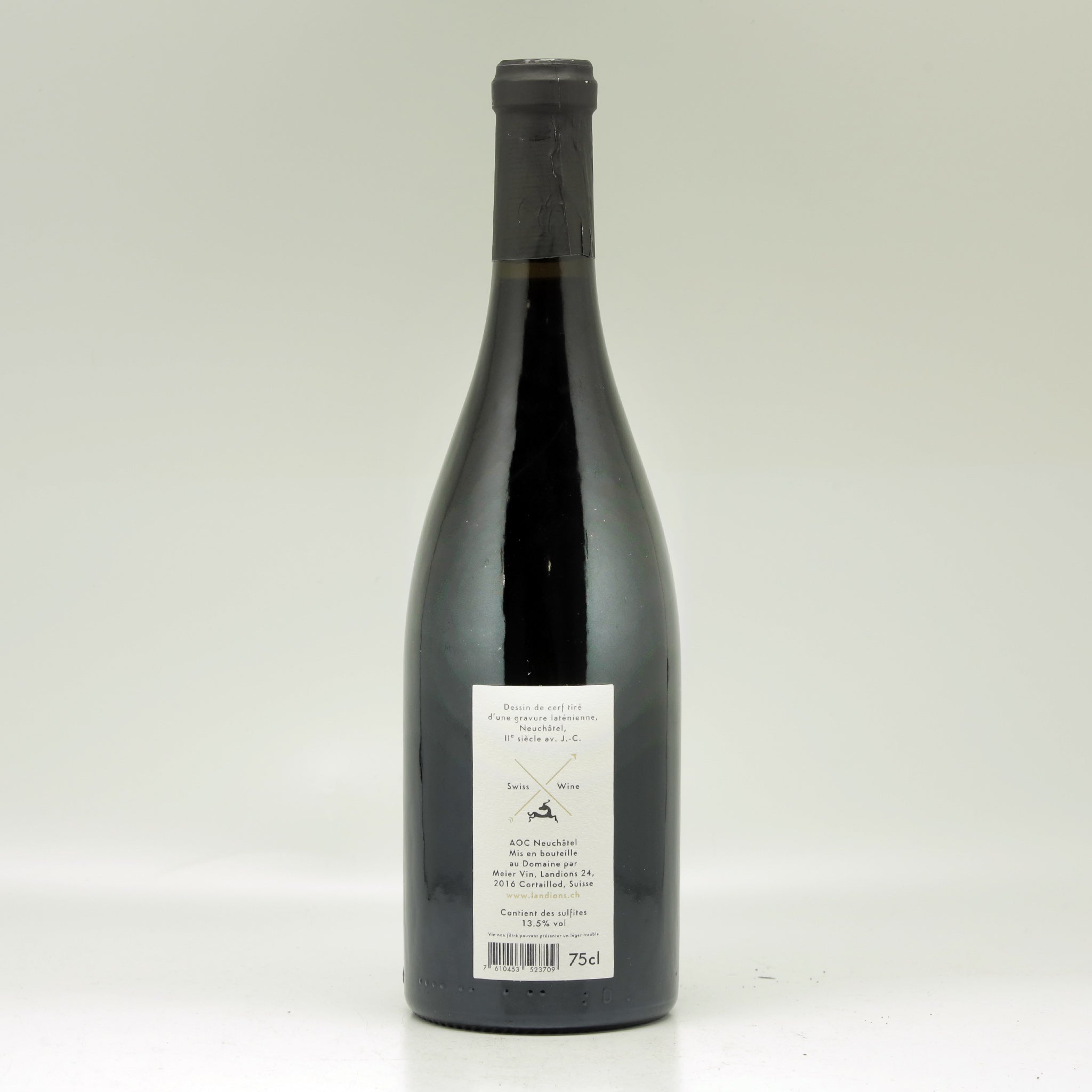 Bottle of Landions Les Cailloutis 2018 back view