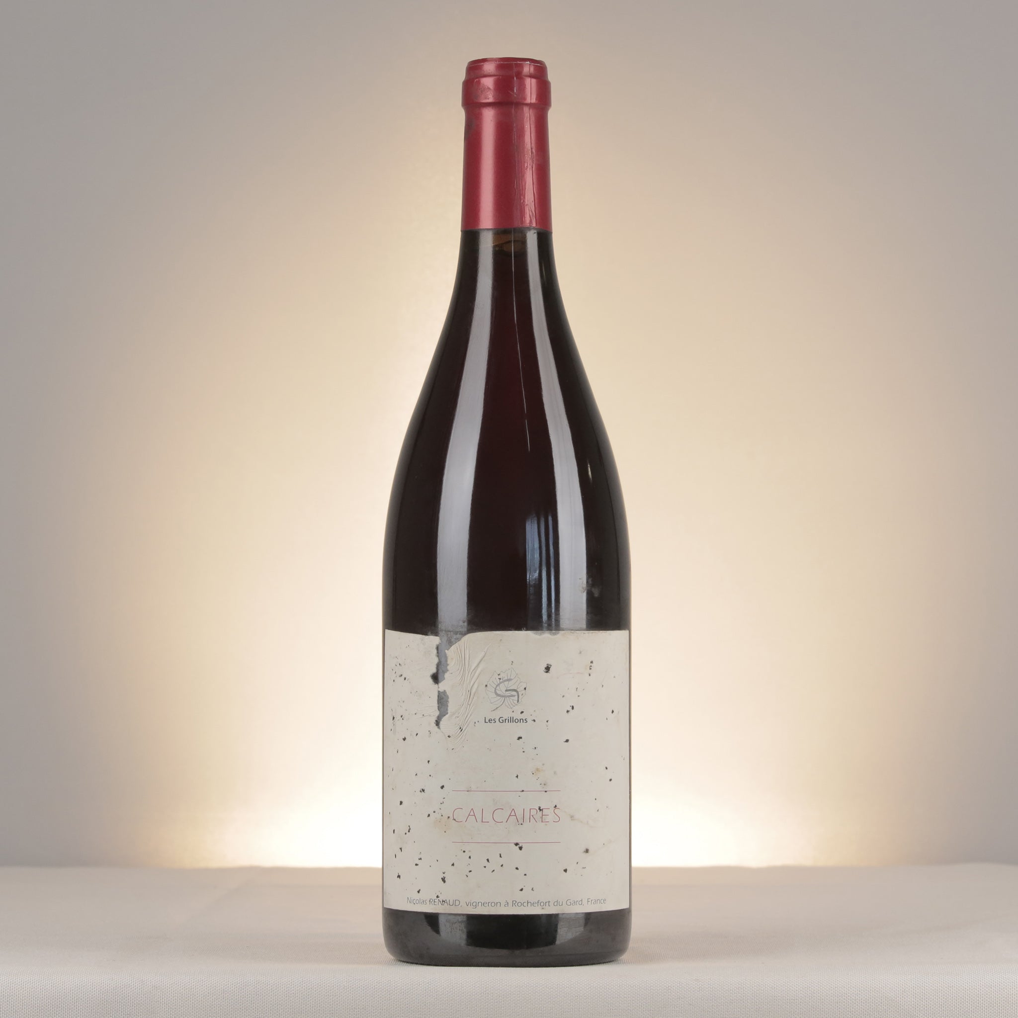 Clos des Grillons Calcaires VdF 2017 Bottle front