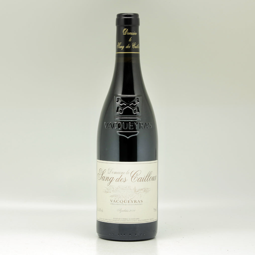 Domaine Le Sang des Cailloux Vacqueyras Cuvée Azalaïs 2018 Red wine Bottle