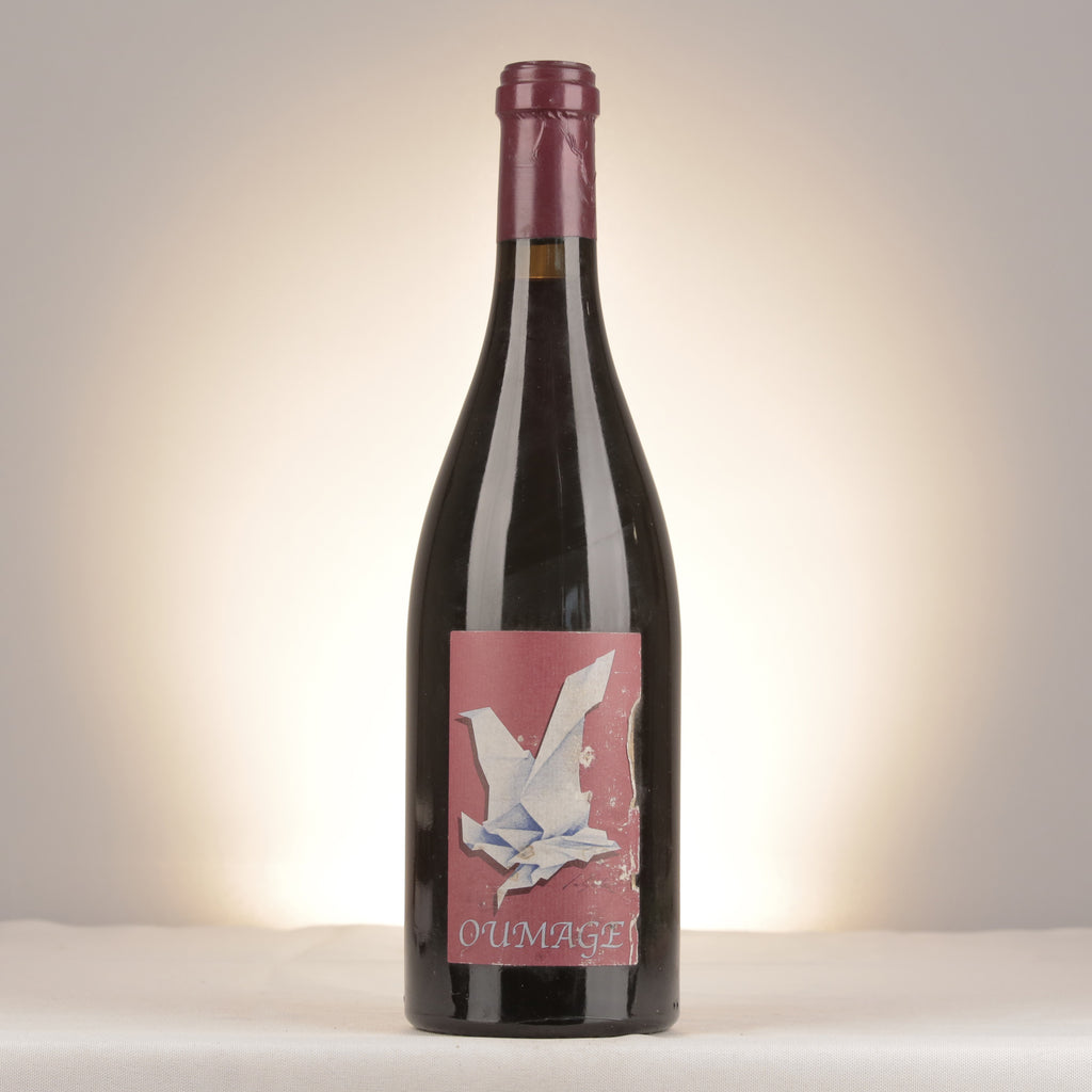 Le Sang des Cailloux Vacqueyras Oumage 2001 Bottle front