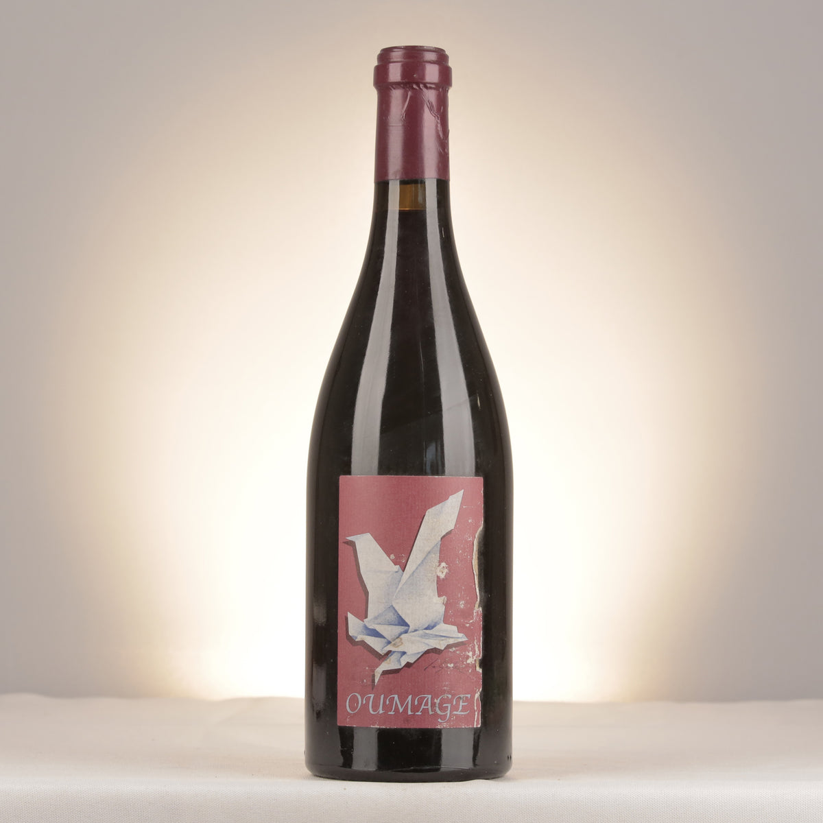 Le Sang des Cailloux Vacqueyras Oumage 2001 Bottle front