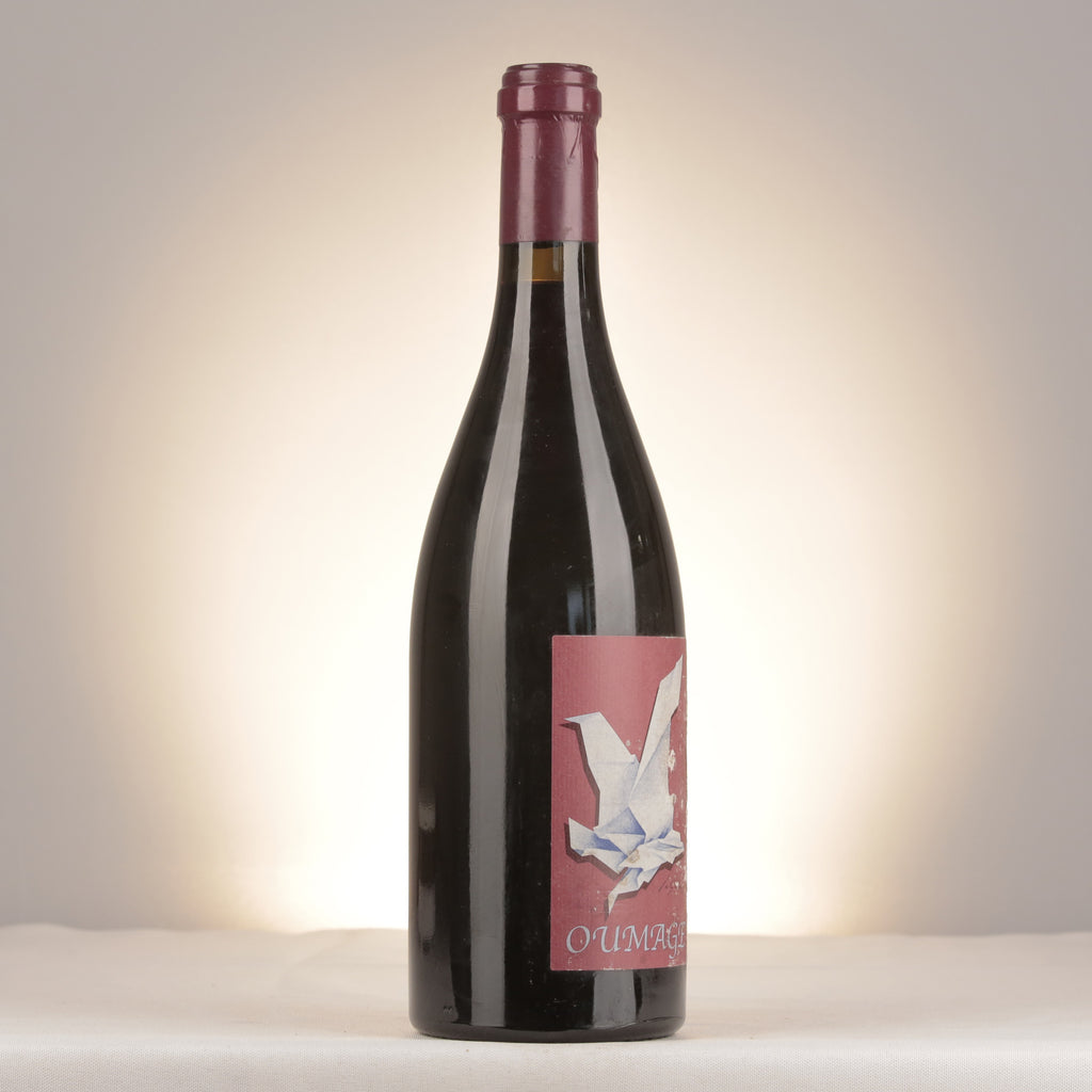 Le Sang des Cailloux Vacqueyras Oumage 2001 Bottle turned right