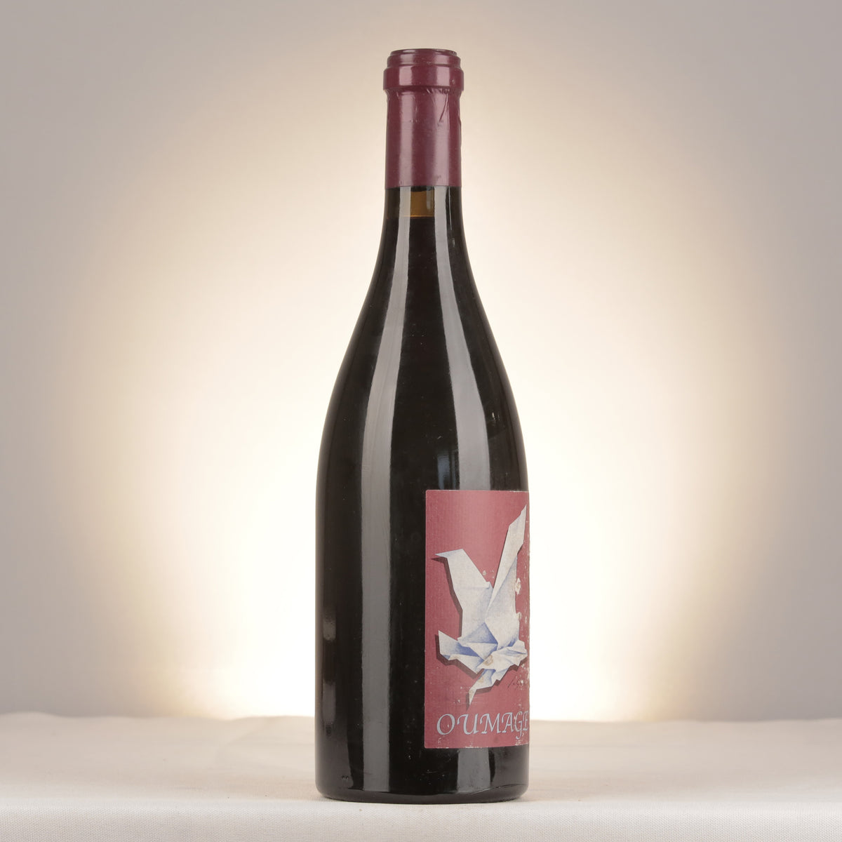 Le Sang des Cailloux Vacqueyras Oumage 2001 Bottle turned right