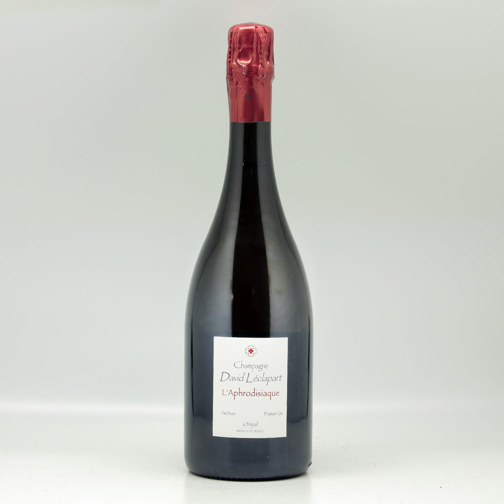 David Léclapart L'Aphrodisiaque Extra Brut Blanc de Blancs 1er Cru 2018 Champagne Bottle
