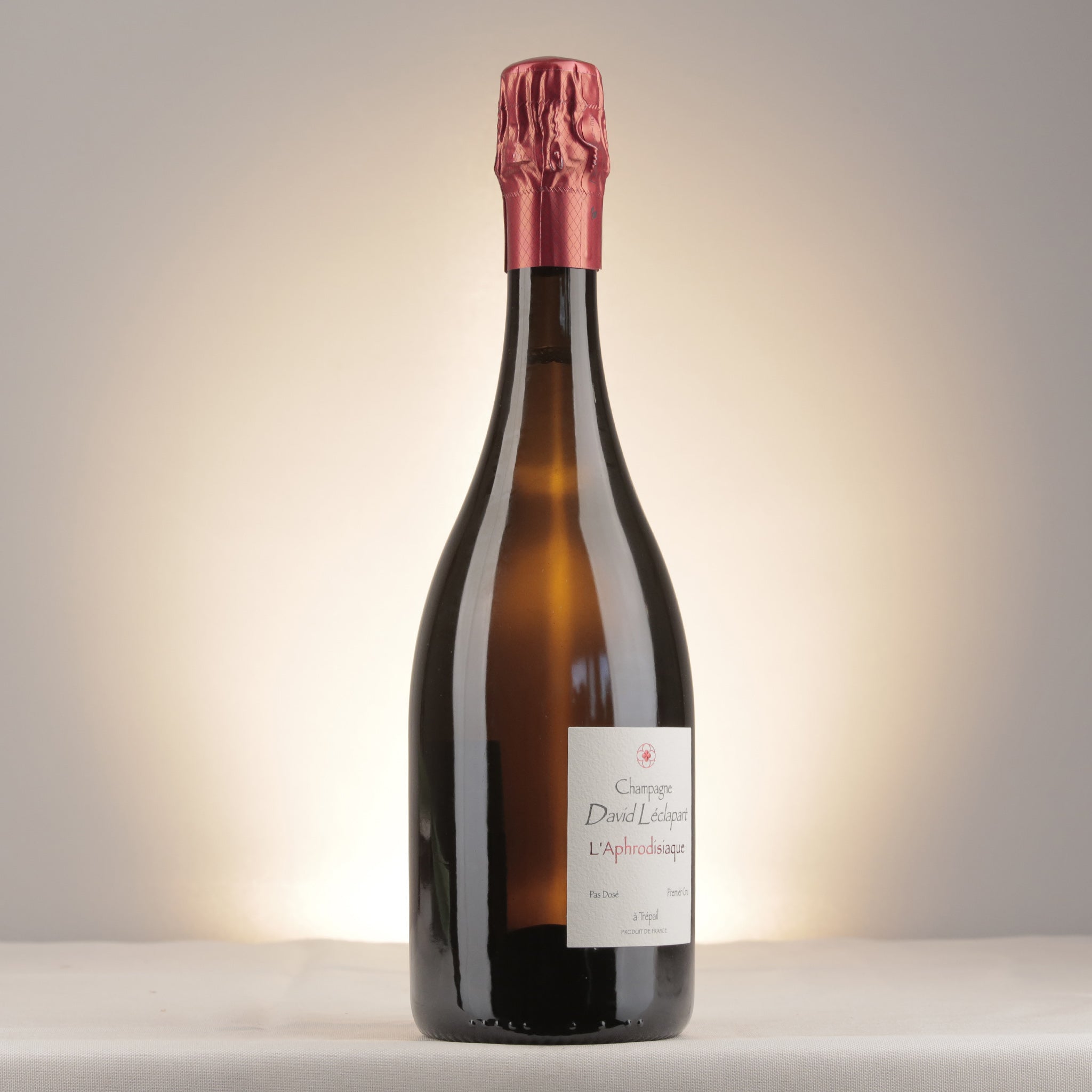 David Léclapart L'Aphrodisiaque Pas dosé 1er Cru 2018 Bottle label