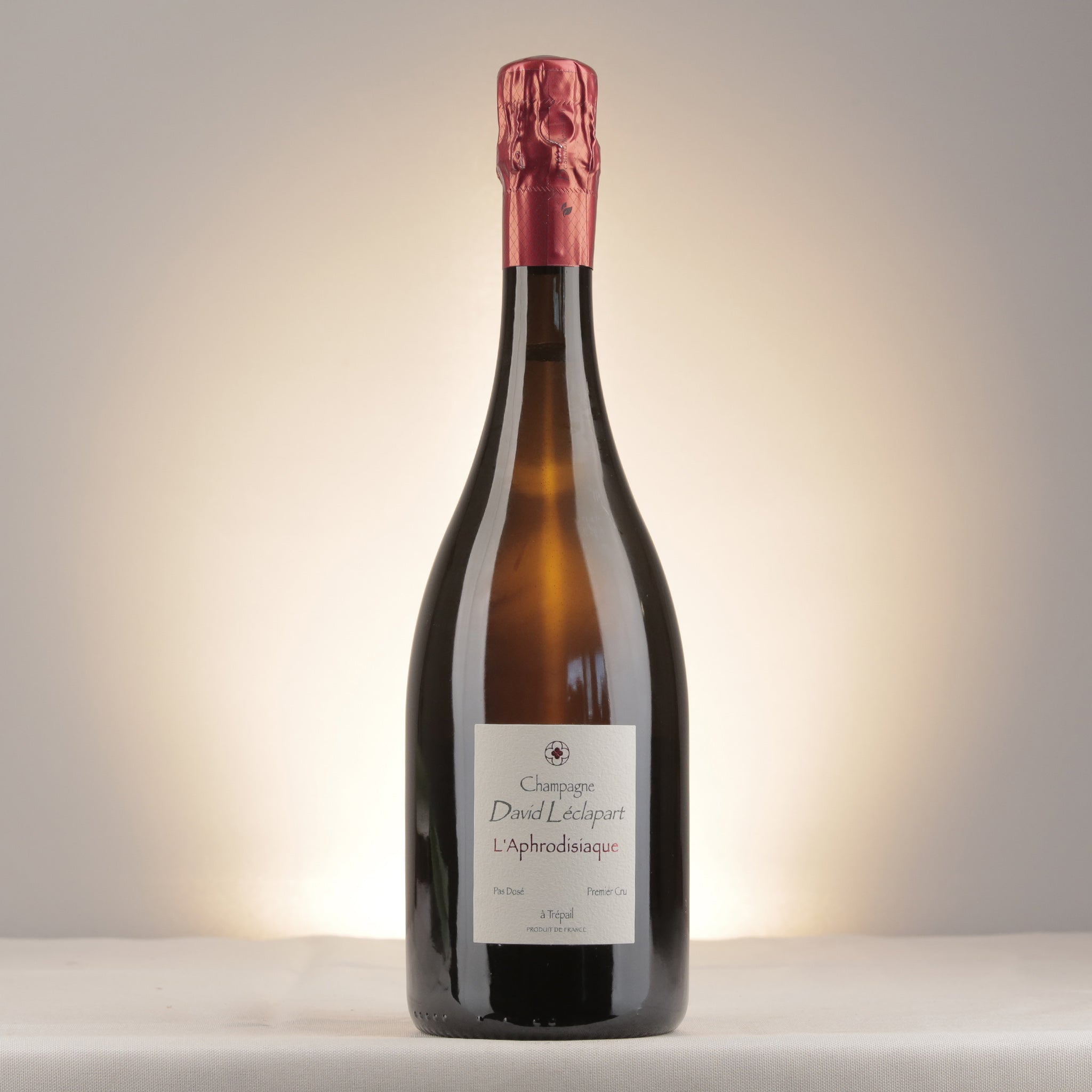 David Léclapart L'Aphrodisiaque Pas dosé 1er Cru 2018 Bottle front