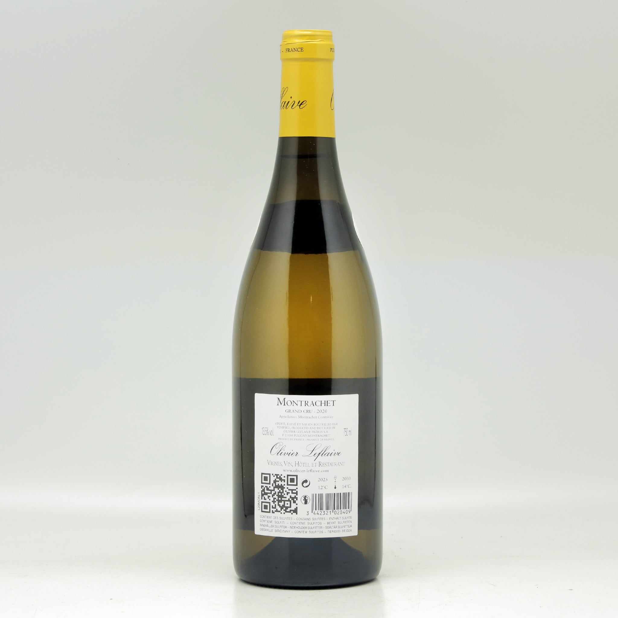 Domaine Olivier Leflaive Montrachet Grand Cru 2020 White wine Bottle