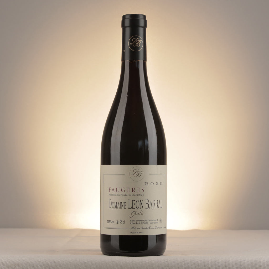 Domaine Léon Barral Jadis Faugeres 2020 Bottle front