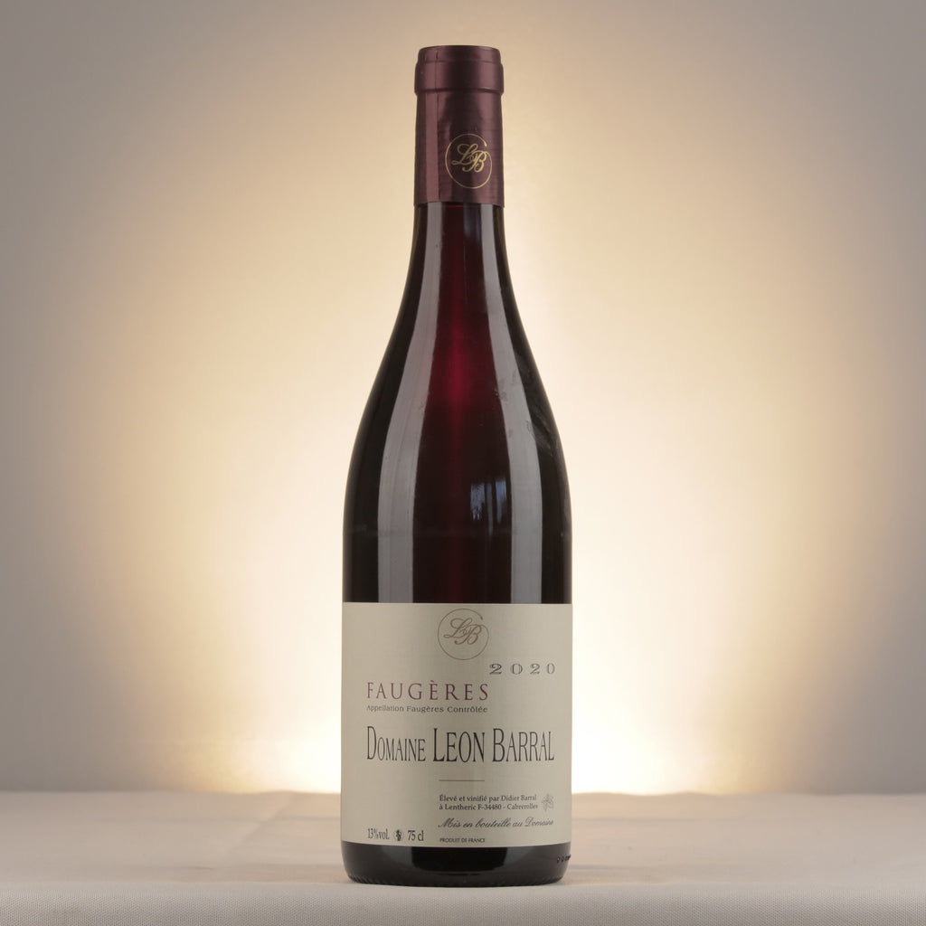 Domaine Léon Barral Rouge Faugères 2020 Bottle front
